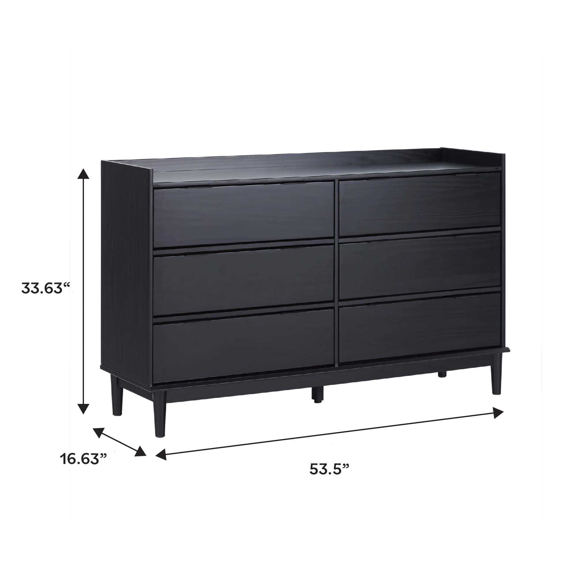 Lee Mid-Century Modern Wood Dresser - Image 4