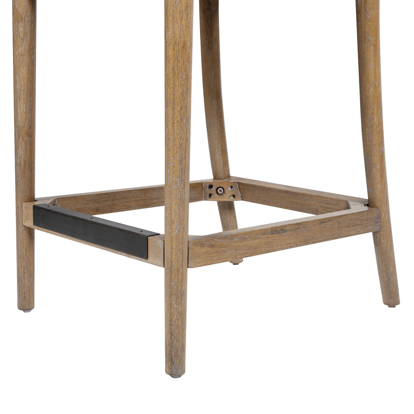 Leon 27' Arched Back Wood & Upholstered Counter Stool, Set of 2 - Image 6