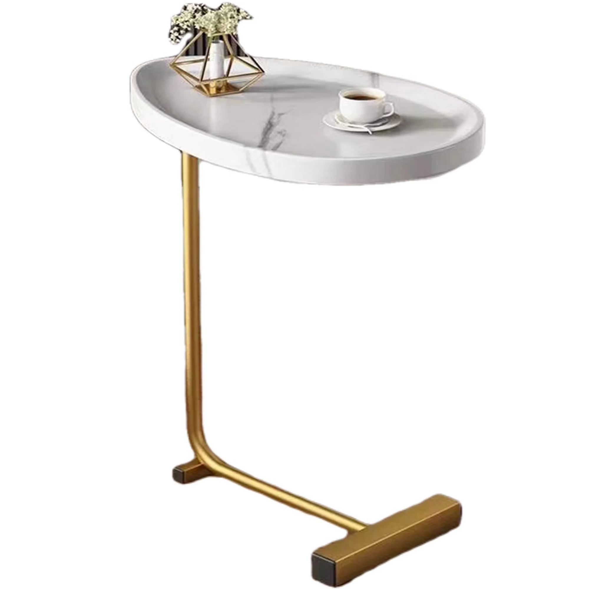 Walker Edison | Marble-Like Sofa Side Table - Image 10