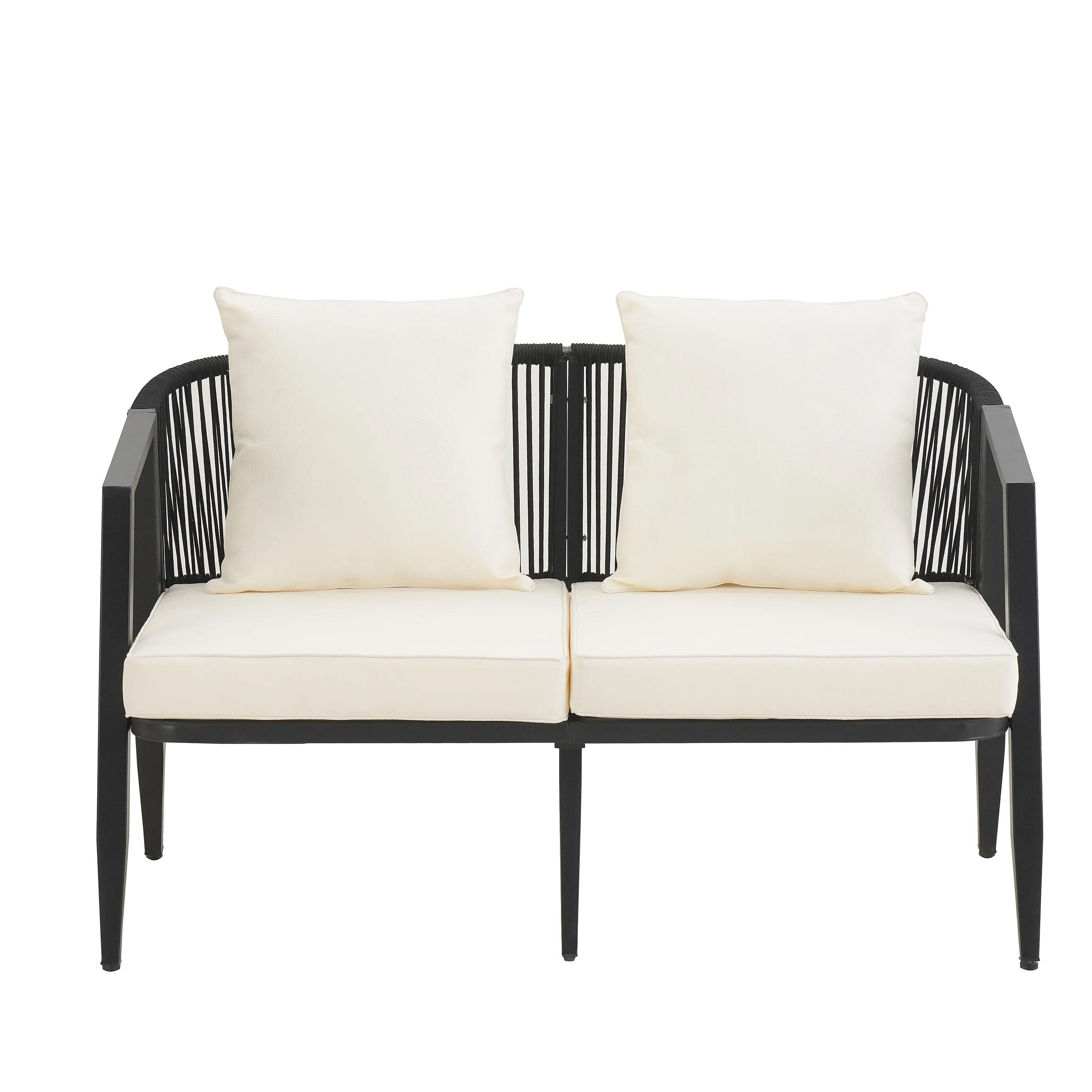 Metal Curve Design Outdoor Patio Furniture Set - Image 10