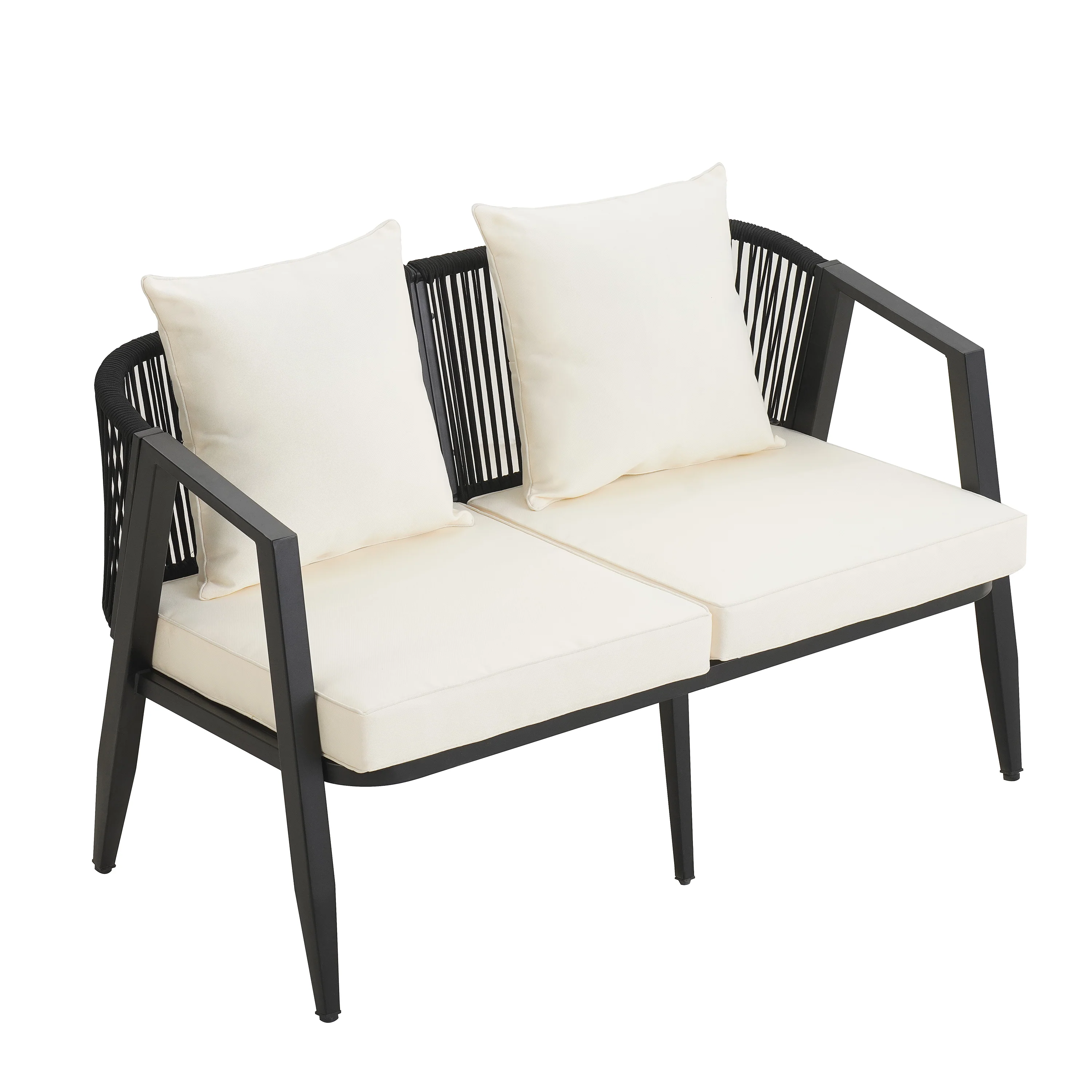 Metal Curve Design Outdoor Patio Furniture Set - Image 11