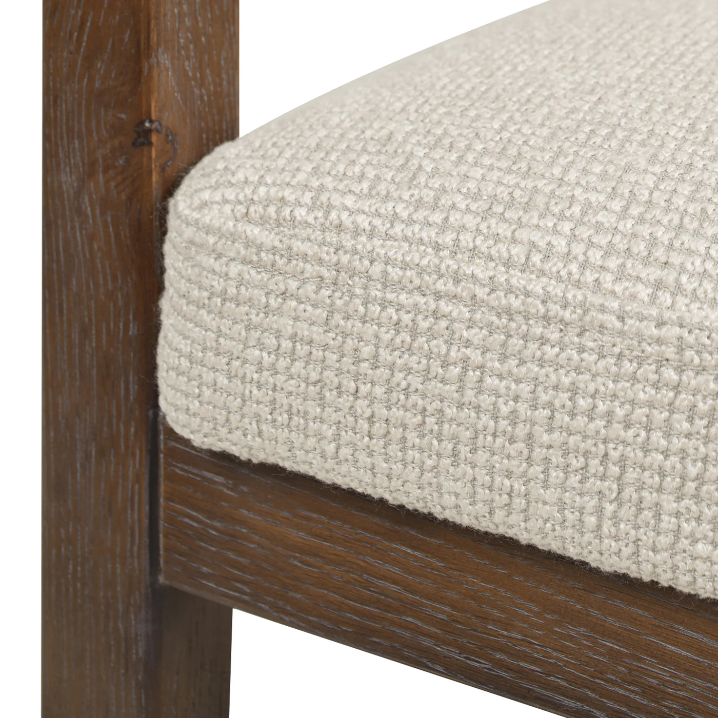 Mid-Century Modern 26' Textured Weave Counter Stool - Image 11