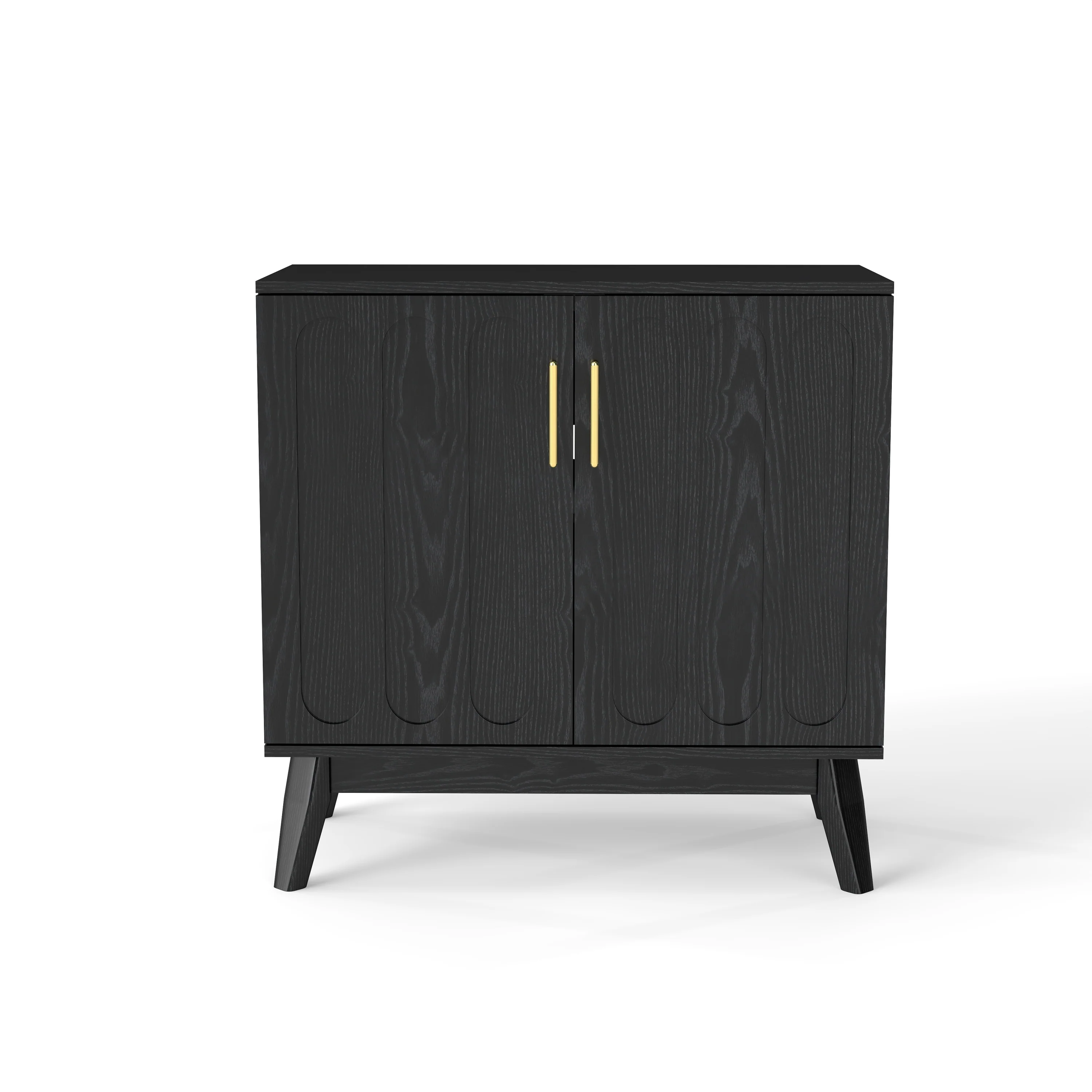 Walker Edison | Mid-Century Modern Fluted Accent Cabinet - Image 14