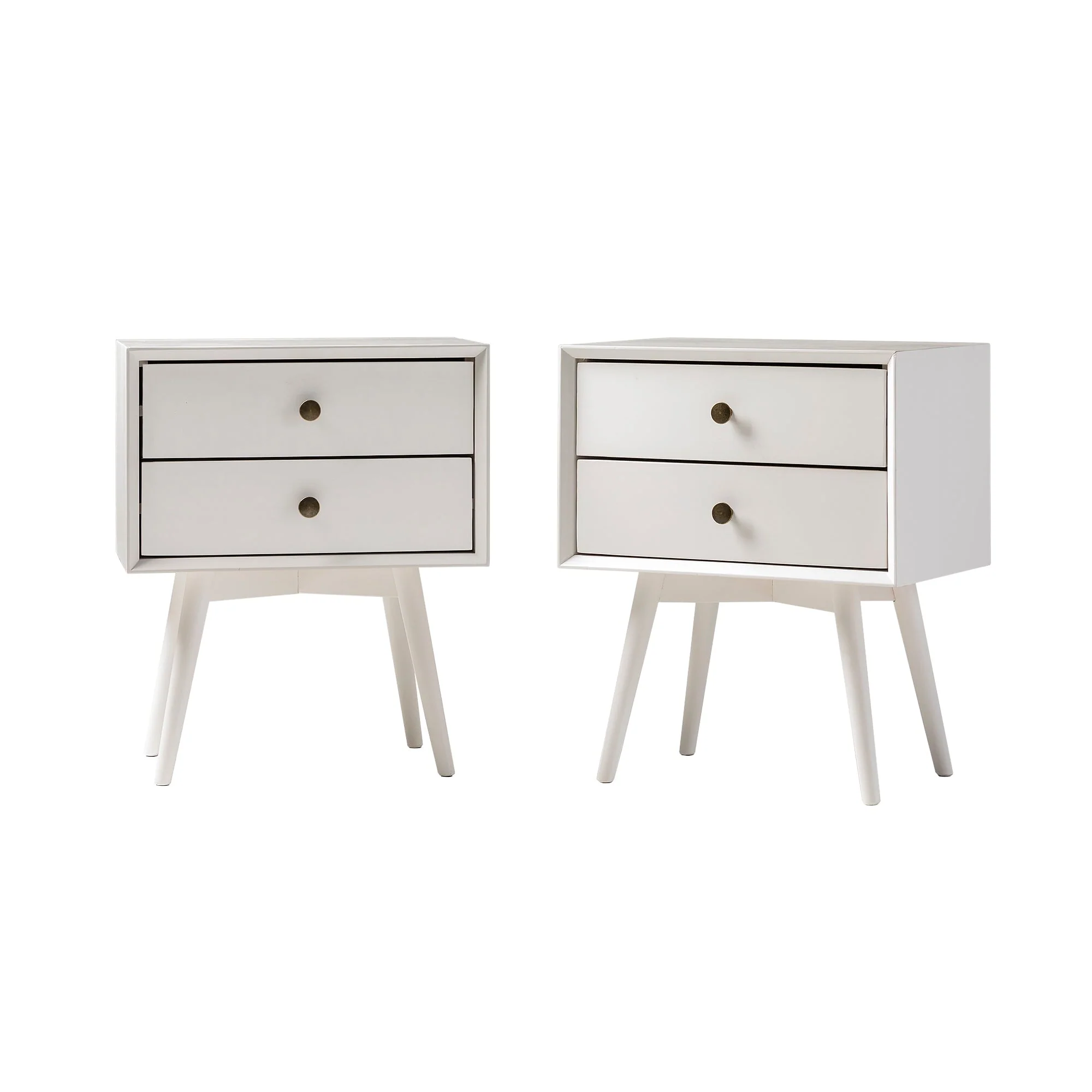 Mid-Century Solid Wood Nightstand Collection (1 or 2 Drawer) - Image 24