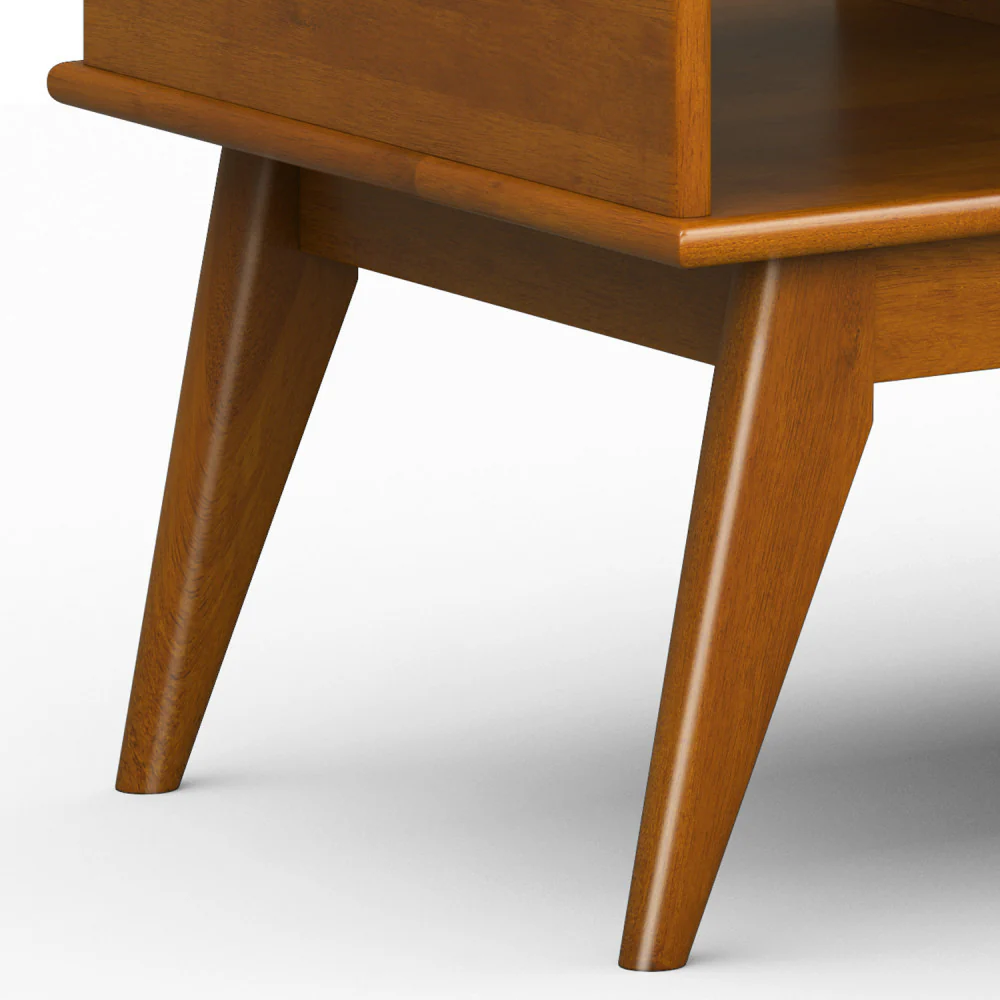 Walker Edison | Mid-Century Teak Wood Lift Top Coffee Table - Image 14
