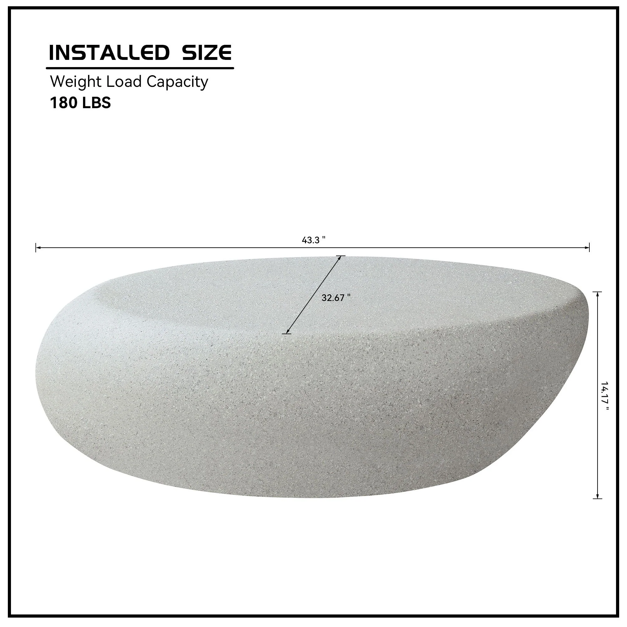 Walker Edison | Modern Minimalist Oval Coffee Table with Sleek Design - Image 11