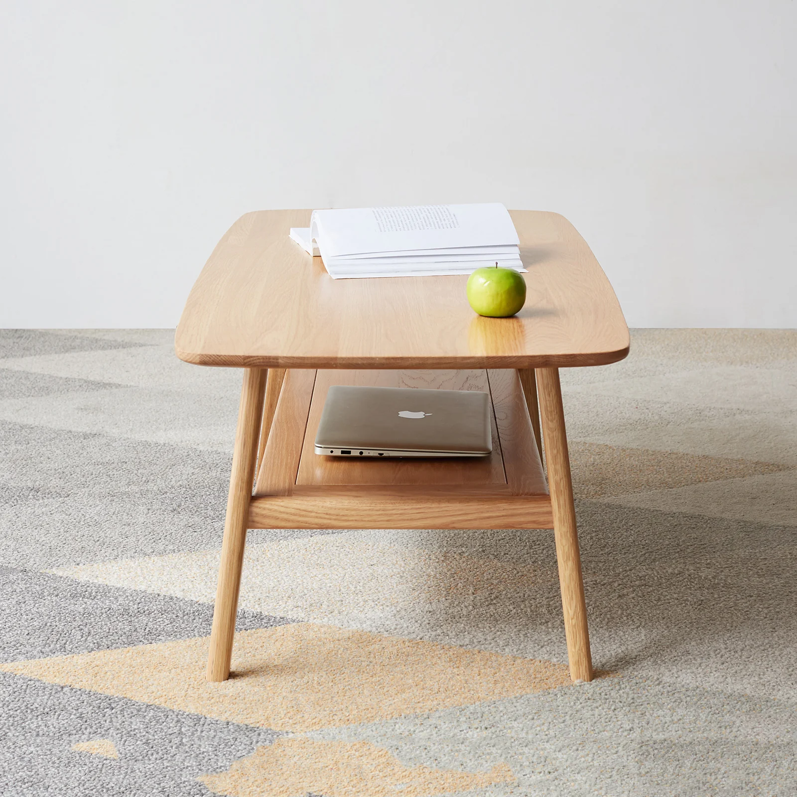 Walker Edison | Minimalist Solid Wood Coffee Table - Image 3
