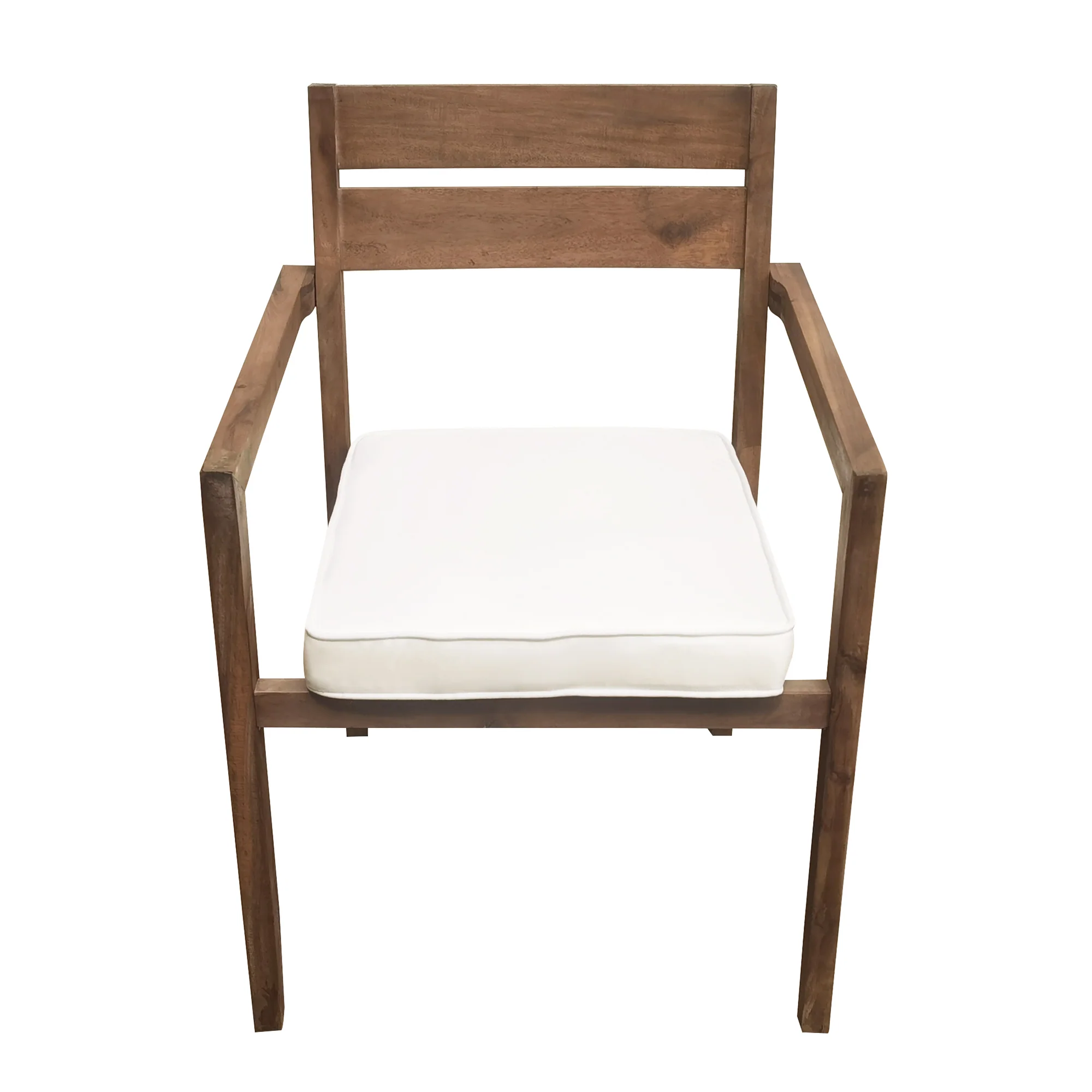 Modern 7 Pieces Acacia Wood Outdoor Full Dining Set with Chair Cushions - Image 12