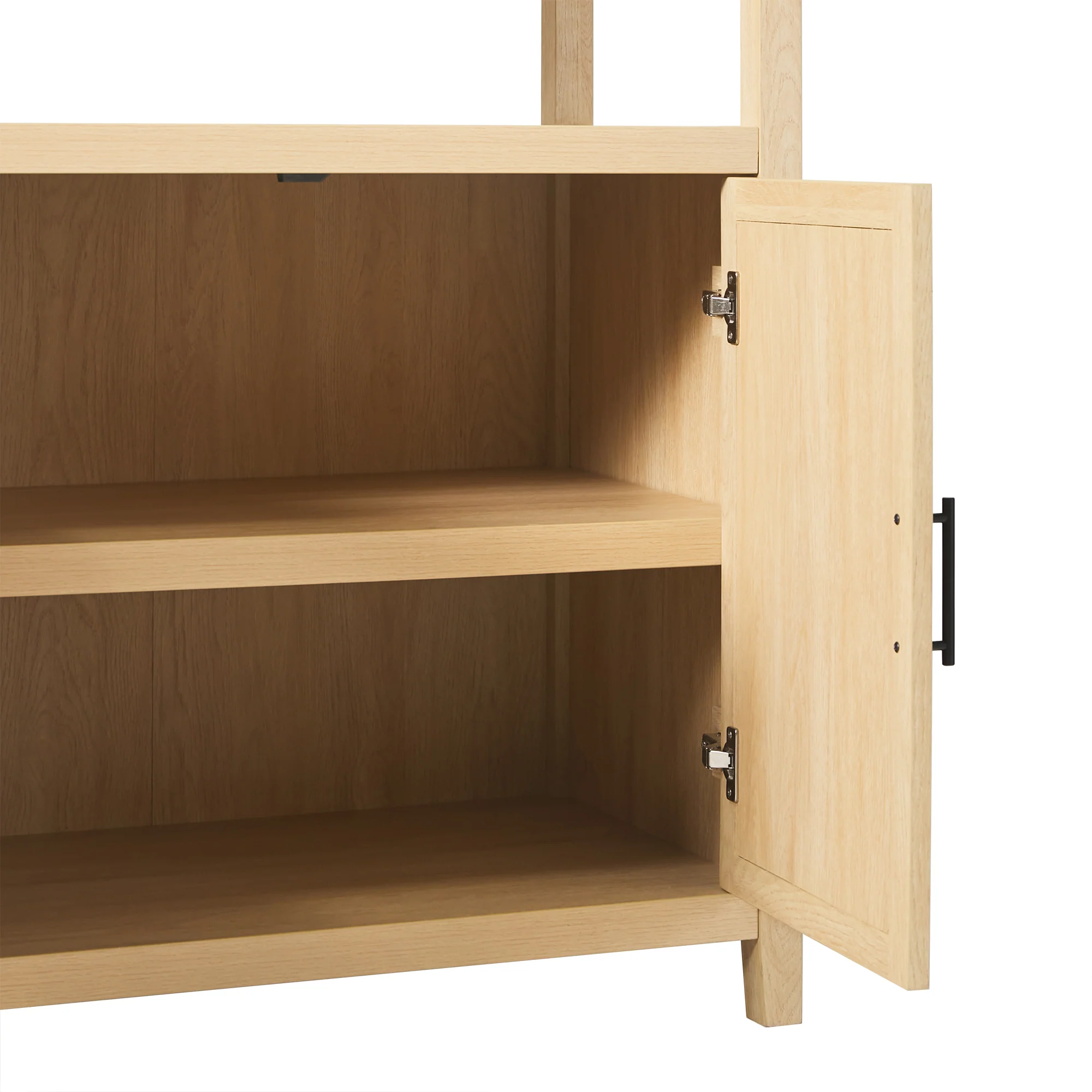 Sasha Modern Arched Bookshelf Cabinet with Reeded Doors - Image 17