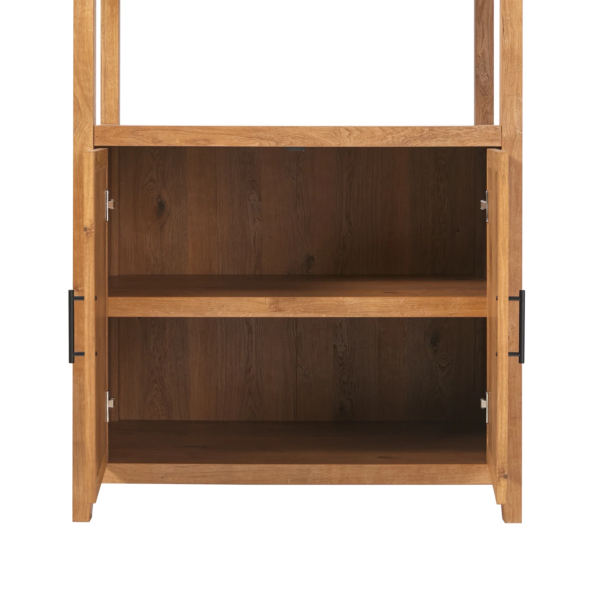 Sasha Modern Arched Bookshelf Cabinet with Reeded Doors - Image 27