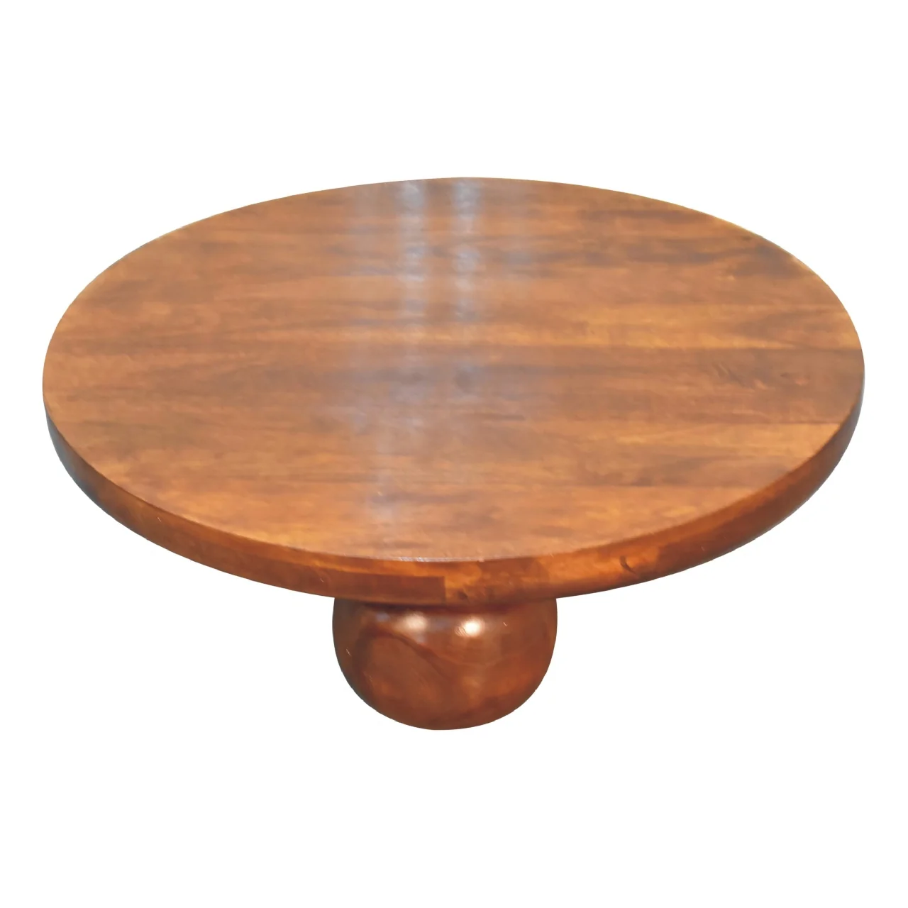 Modern Ball Leg Solid Wood Coffee Table Table - Image 10