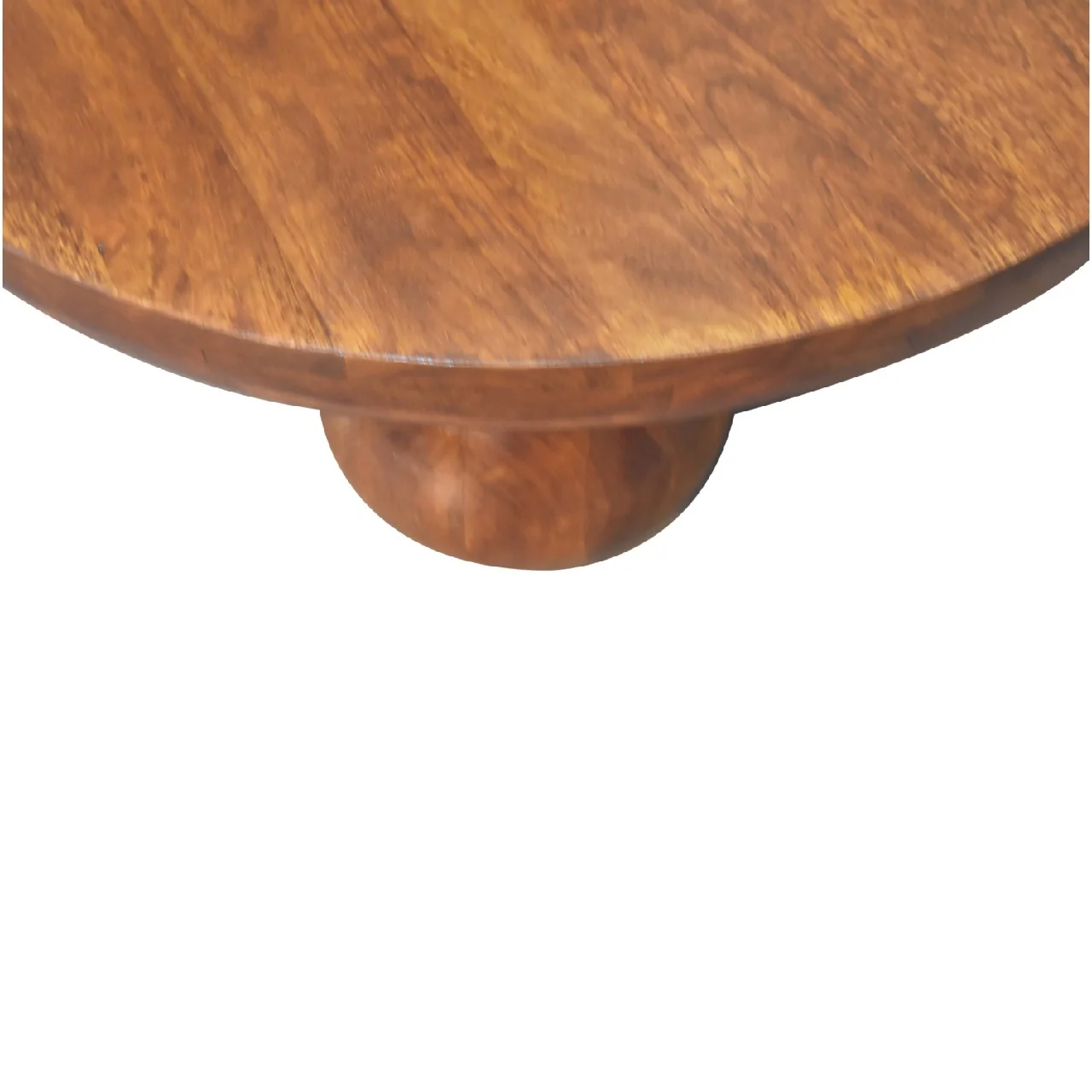 Modern Ball Leg Solid Wood Coffee Table Table - Image 7