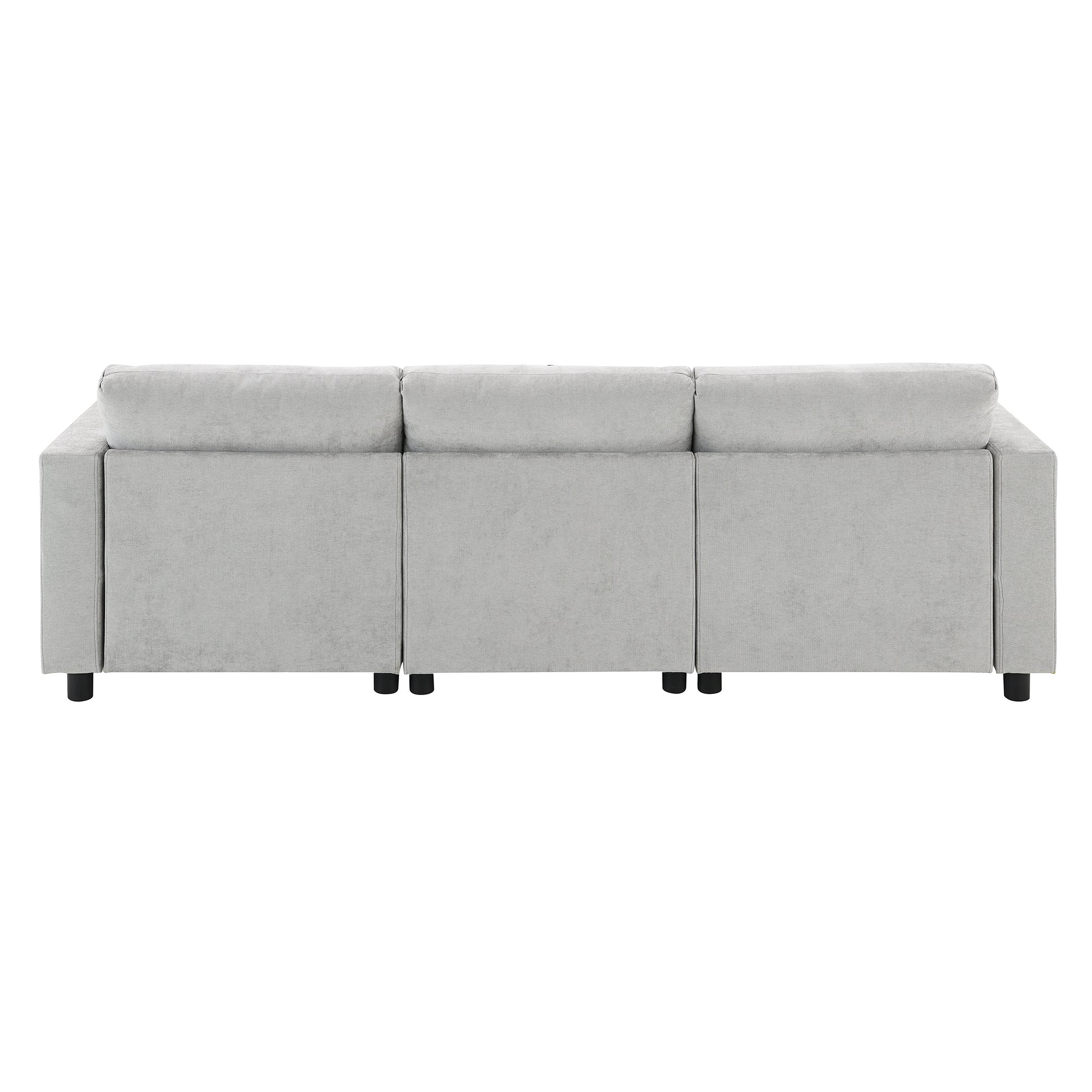 Walker Edison | Modern Cloud Chenille Modular Sectional Sofa with Storage - Image 15