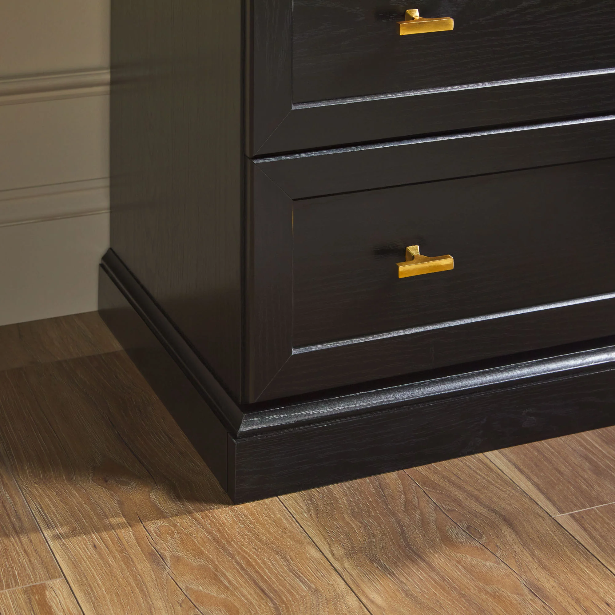 Clyde Modern Farmhouse Easy Assembly 2-Drawer Nightstand Side Table - Image 10
