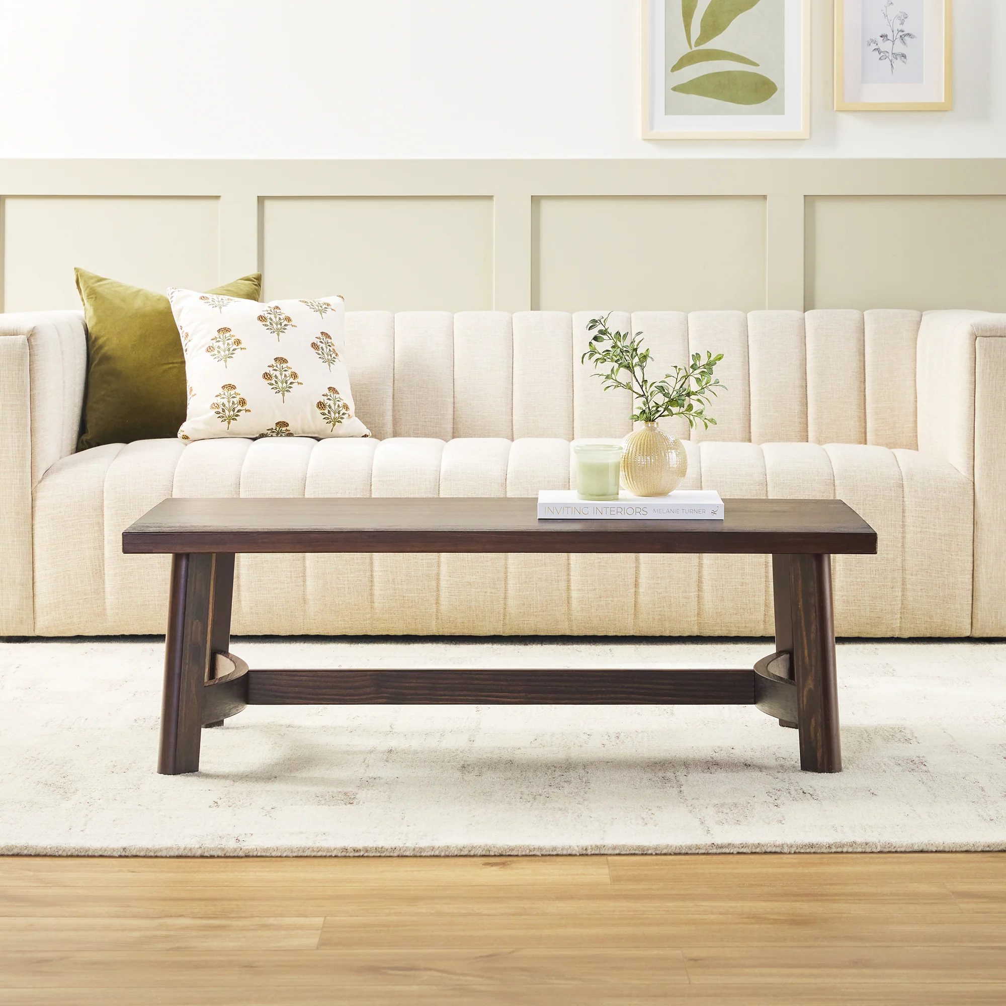 Colt Modern Farmhouse Easy Assembly 48" Coffee Table - Image 4