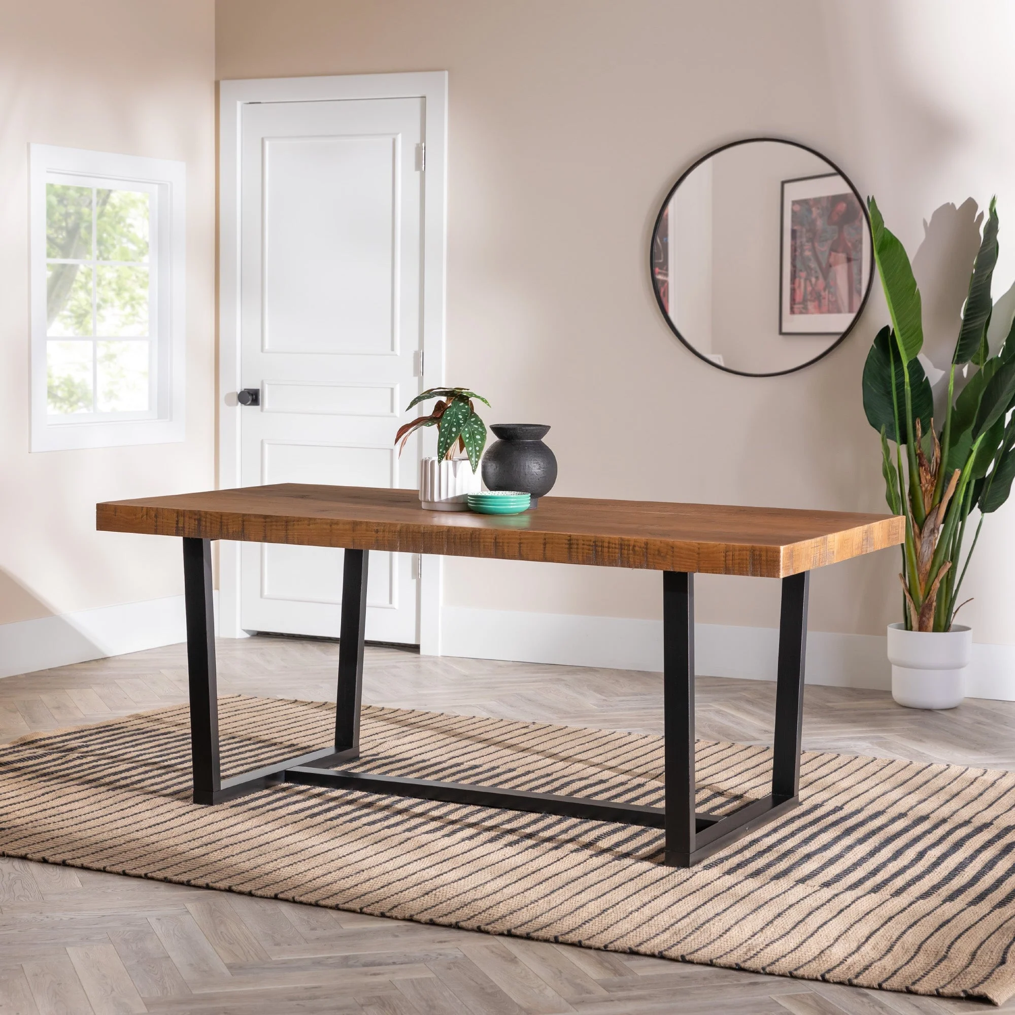 Durango Distressed Wood Dining Table - Image 10