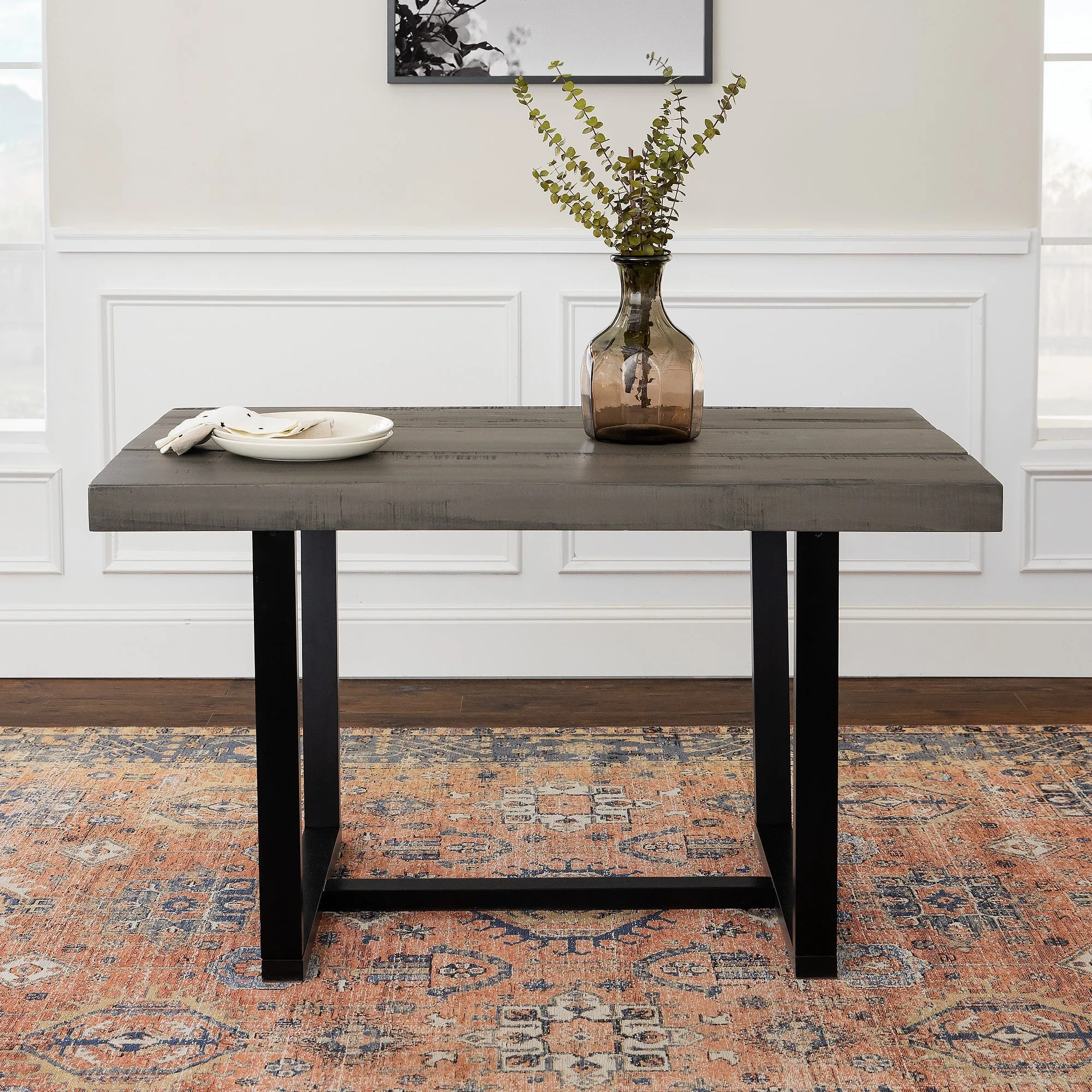 Durango Distressed Wood Dining Table - Image 7