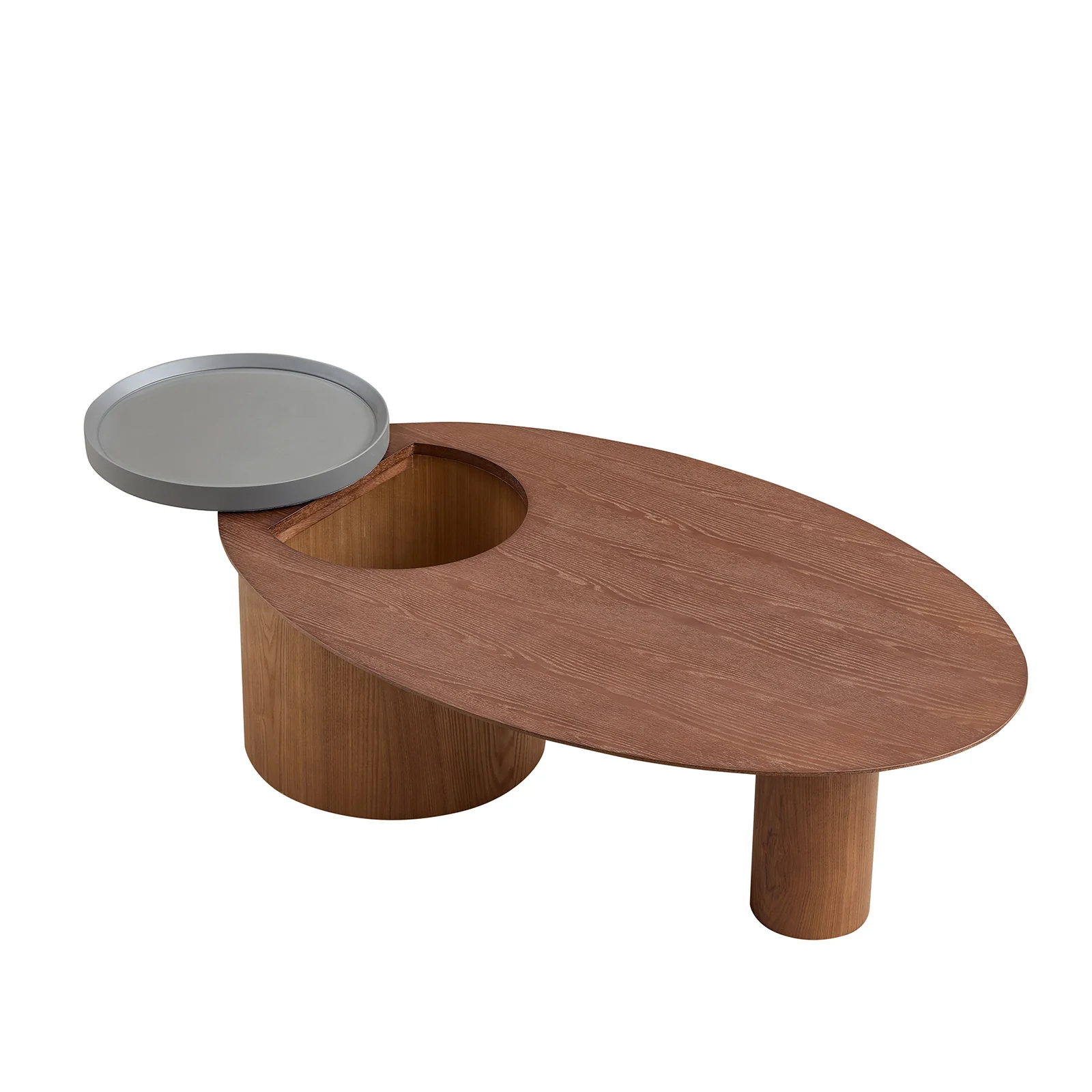 Modern Oval Luxury Coffee Table - Image 8