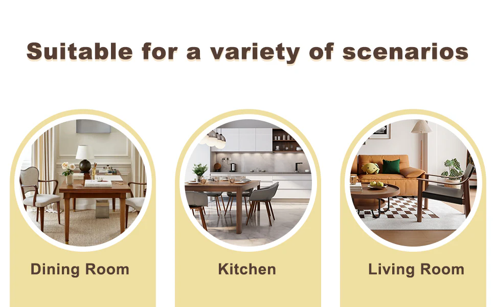 Modern Reeded 4 Piece Dining Set with Storage - Image 22