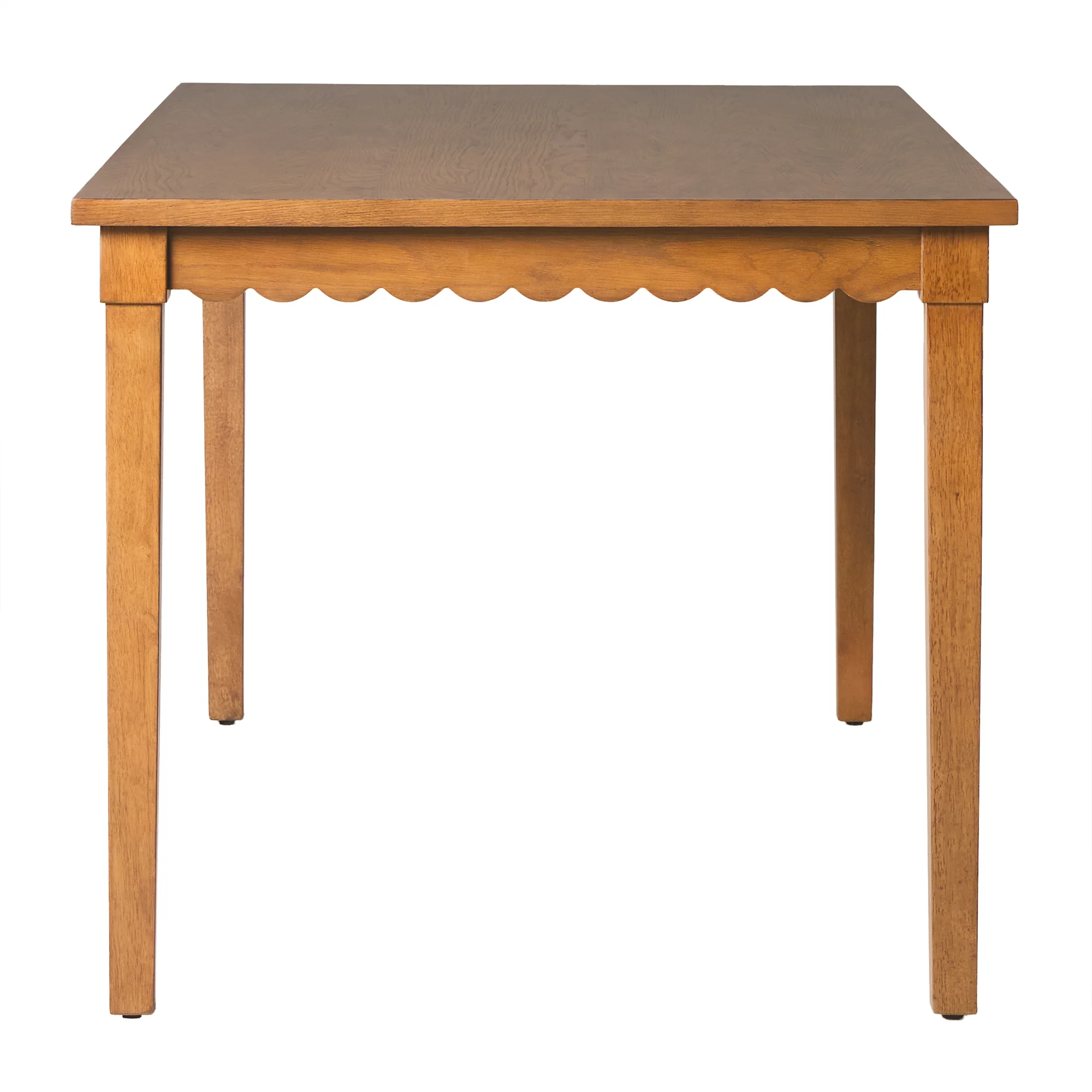 Paisley Modern Scalloped Easy Assembly 70" Rectangular Dining Table - Image 13