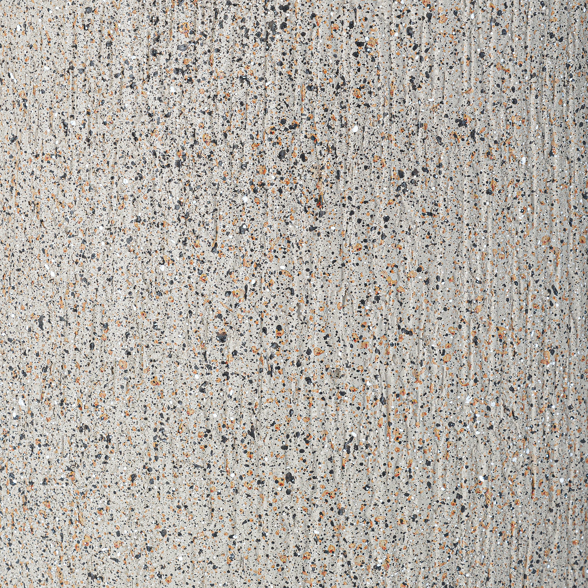 Modern Stone-Look Textured Round Shaped Lightweight Outdoor Planter Set of 3 - Image 16