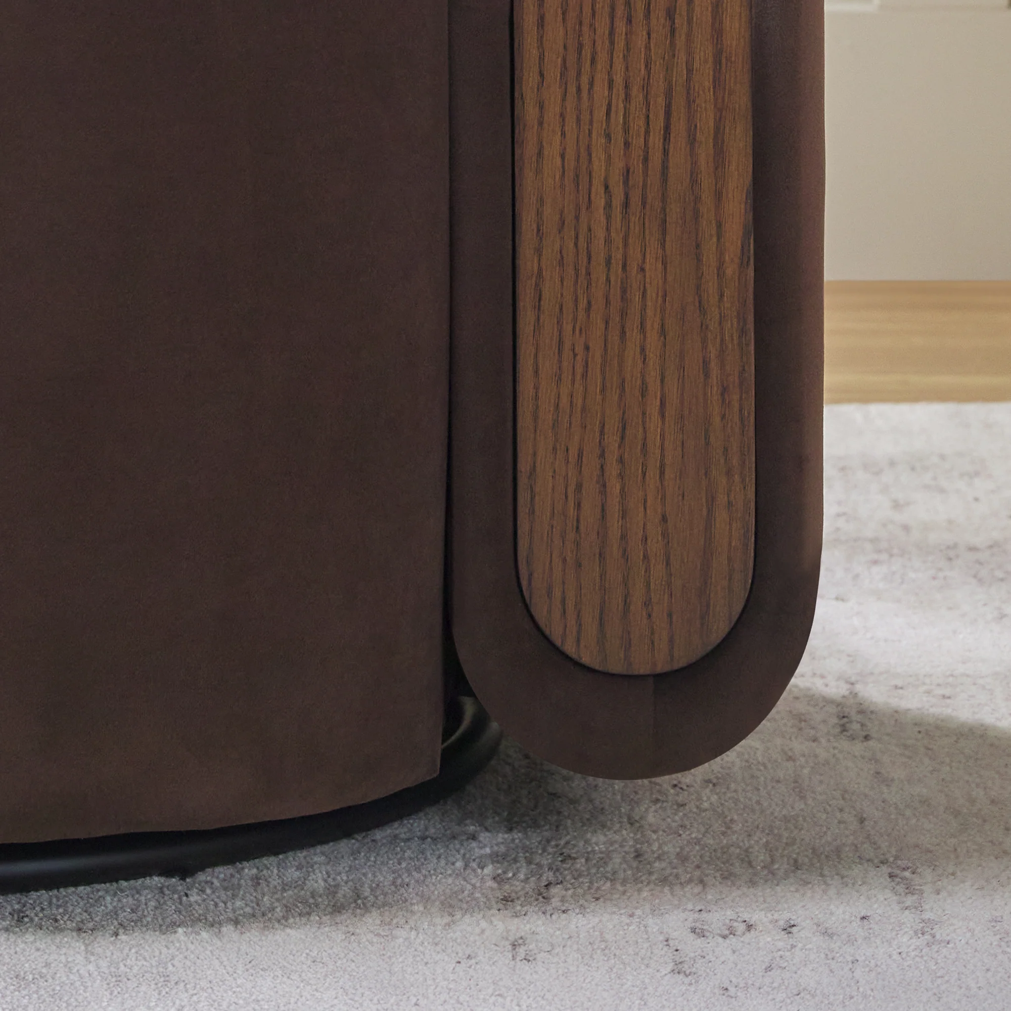 Chantelle Modern Upholstered Swivel Barrel Accent Chair - Image 6
