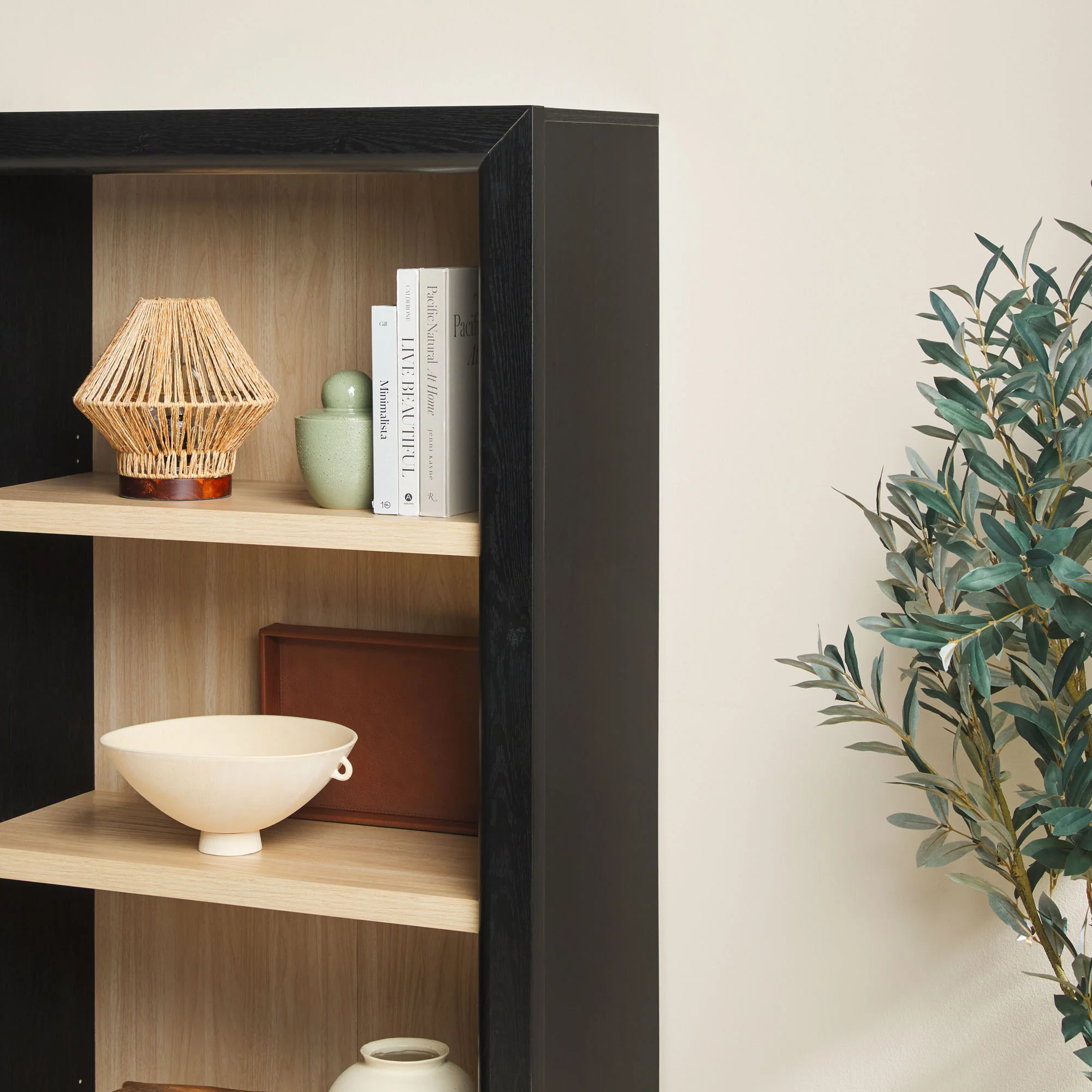 Amira Modern Wood Open Bookshelf - Image 15