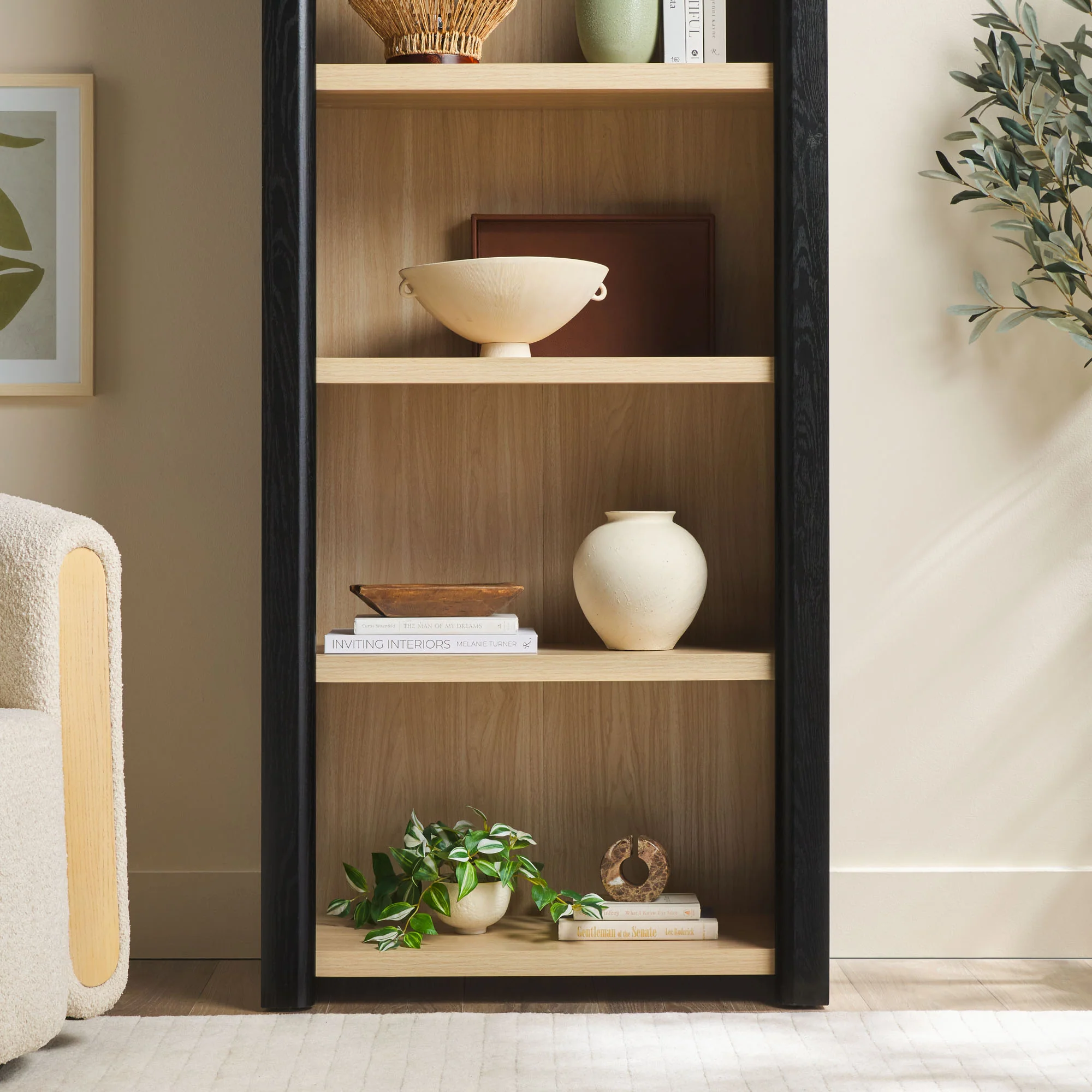 Amira Modern Wood Open Bookshelf - Image 16