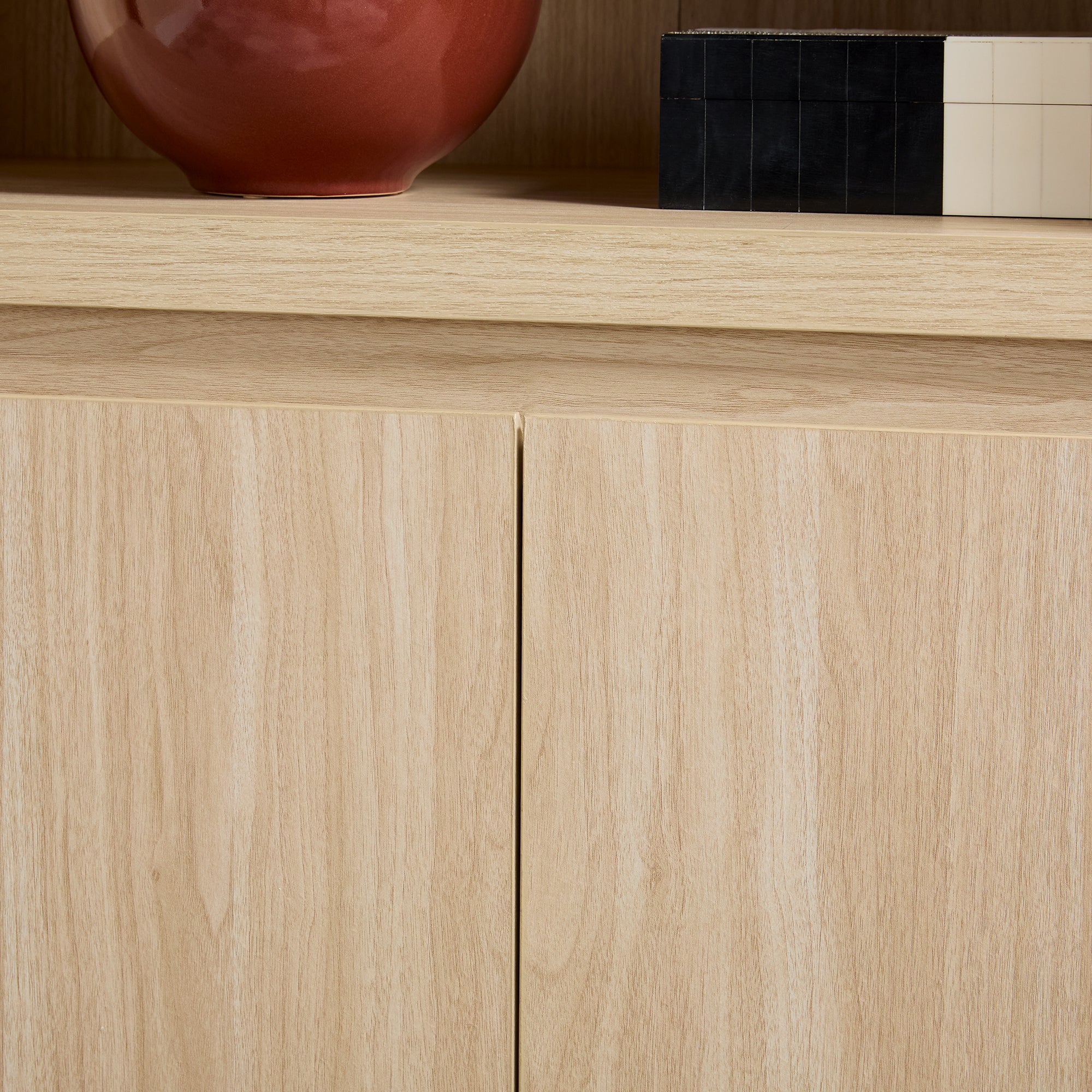 Amira Modern Wood Bookshelf with Storage Cabinet - Image 17