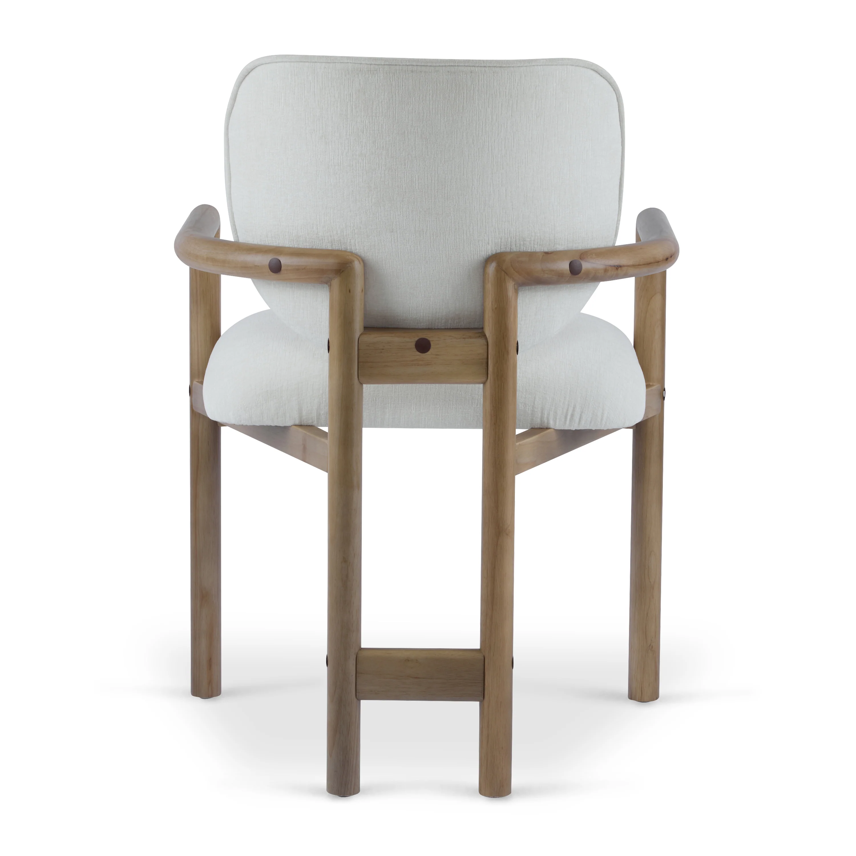 Walker Edison | Modern Wood Upholstered Dining Chairs Set of 2 - Image 11