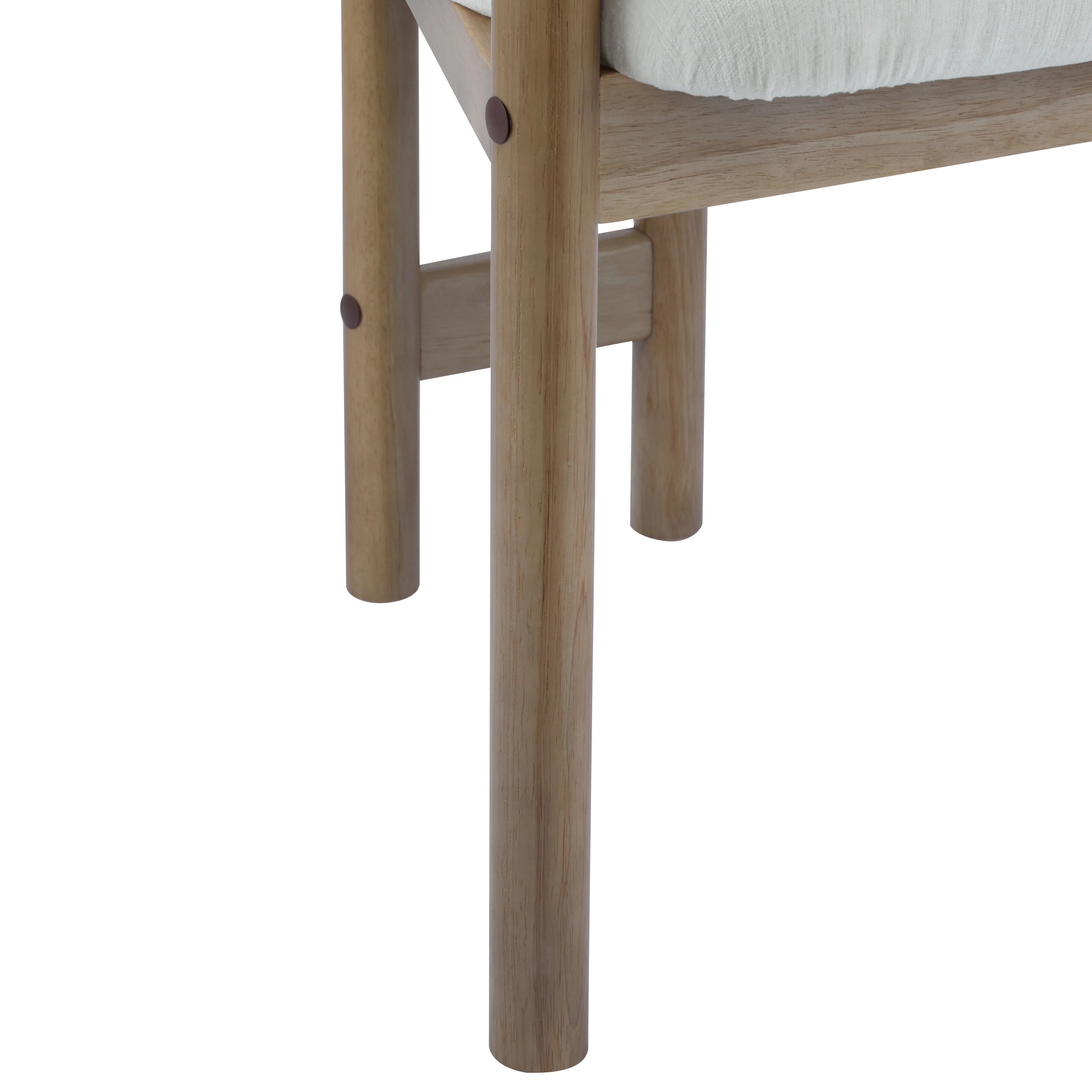Walker Edison | Modern Wood Upholstered Dining Chairs Set of 2 - Image 13