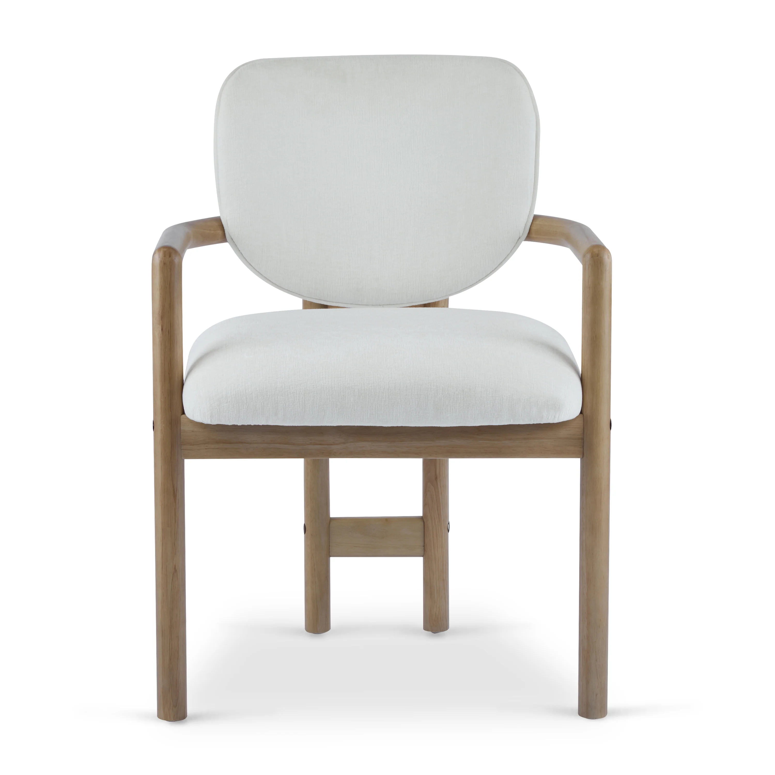 Walker Edison | Modern Wood Upholstered Dining Chairs Set of 2 - Image 6