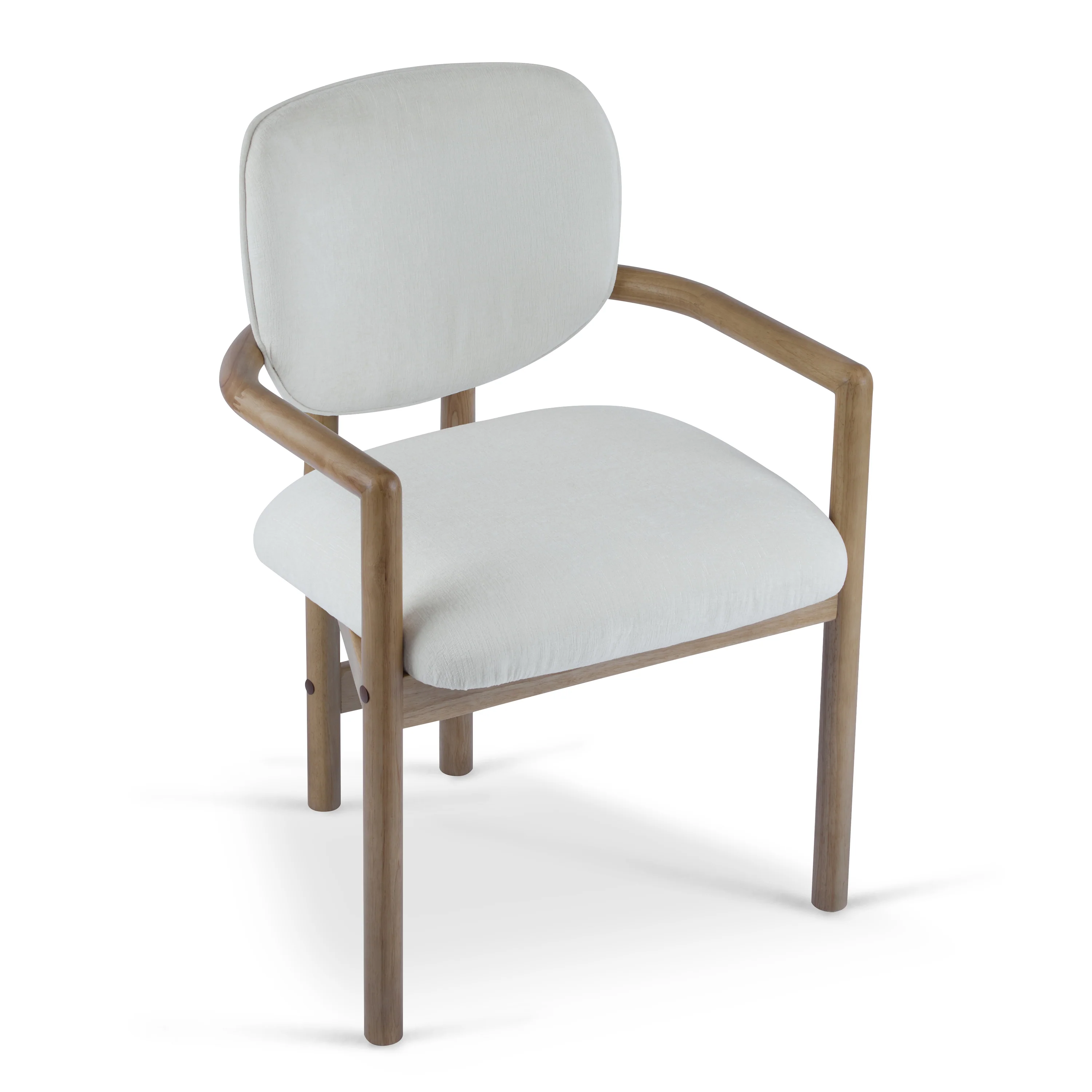 Walker Edison | Modern Wood Upholstered Dining Chairs Set of 2 - Image 8