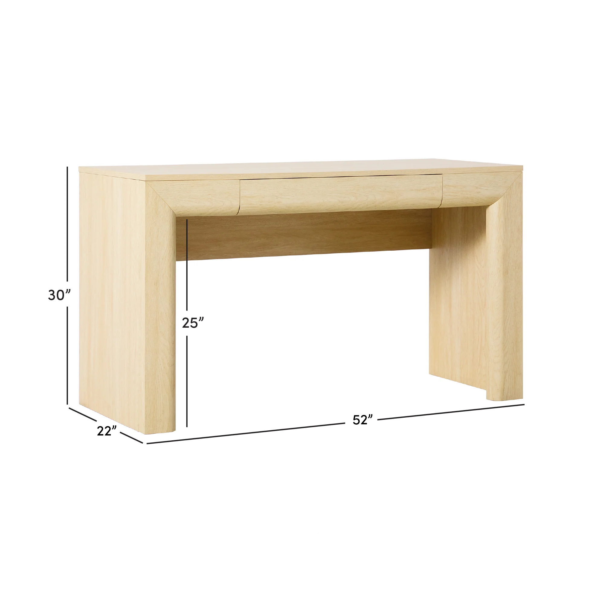 Amira Modern Curve Writing Desk - Image 5