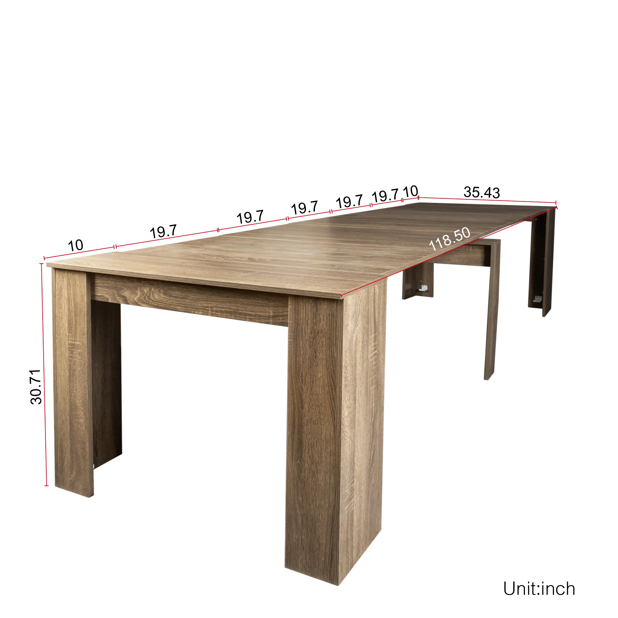 Multifunctional Extendable Dining and Console Table for Hosting - Image 4