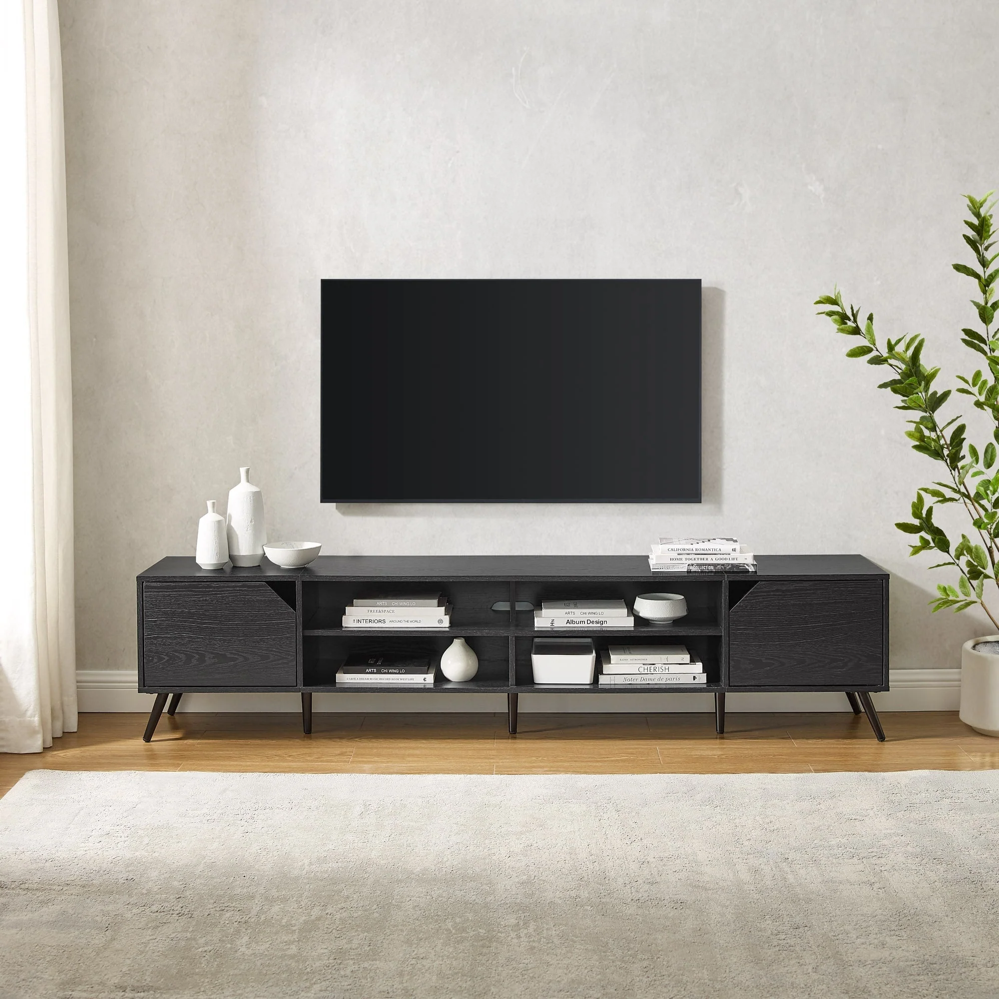 Noah Mid-Century Modern Angular TV Stand Collection - Image 26