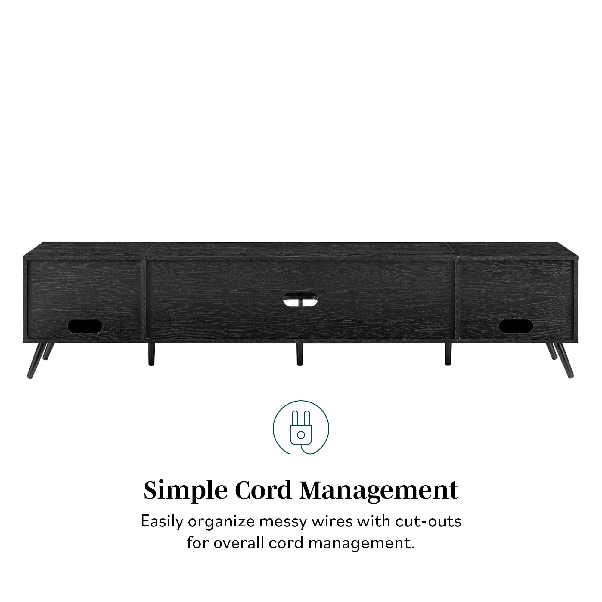Noah Mid-Century Modern Angular TV Stand Collection - Image 29