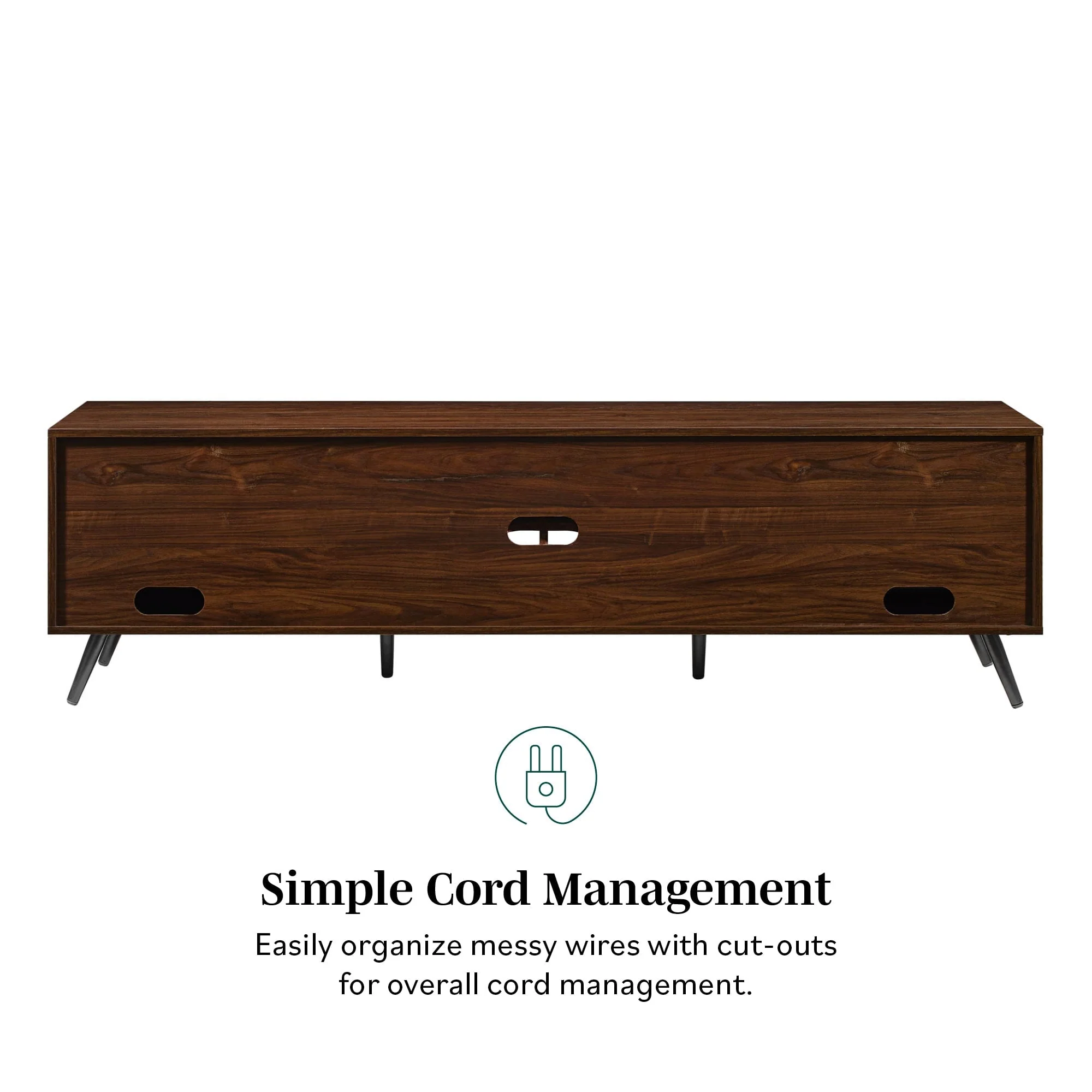 Noah Mid-Century Modern Angular TV Stand Collection - Image 7