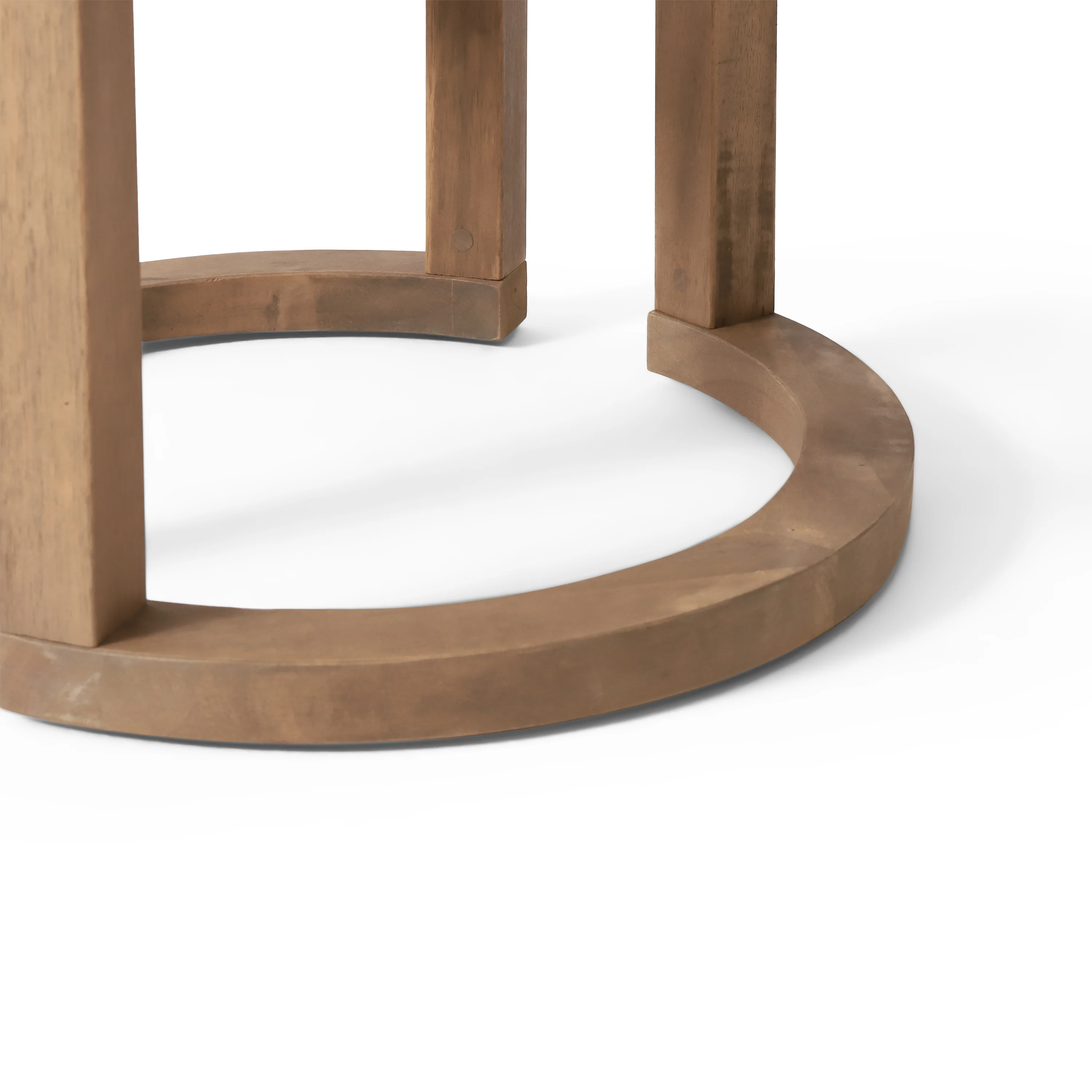 Walker Edison | Outdoor 18' Acacia Wood Side Table - Image 12