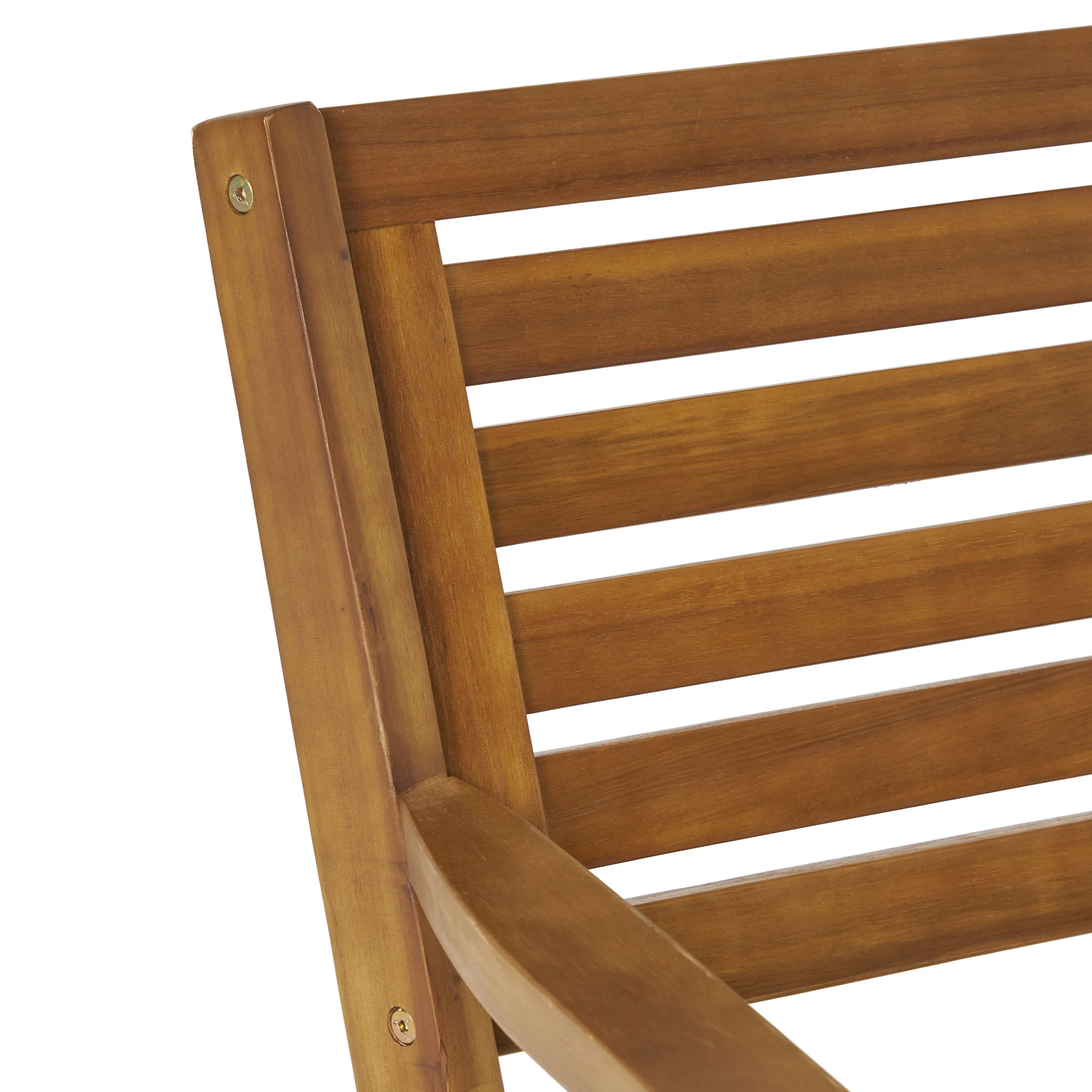 Outdoor 7 Pieces Acacia Wood Dining Set with Handwoven Rattan Legs - Image 19