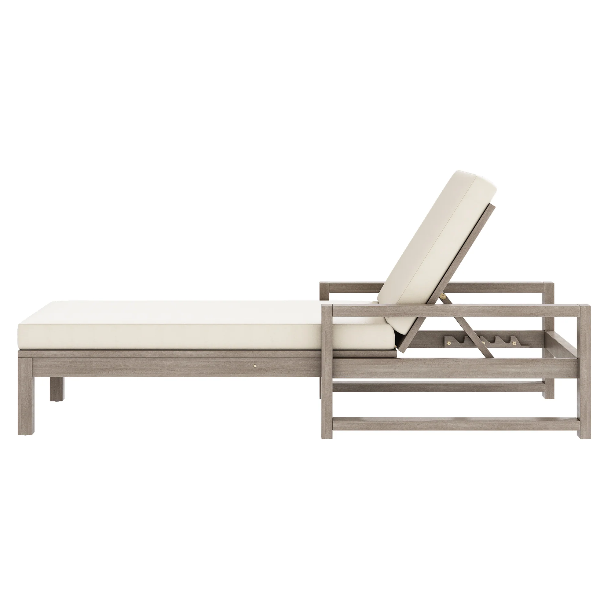 Outdoor Lounge Chair with Cushion & Adjustable Backrest - Image 15