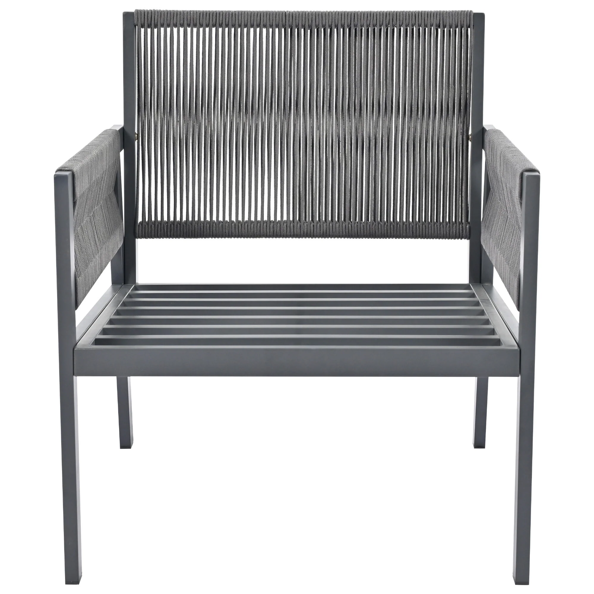 Outdoor Patio 4-Piece Rope Patio Furniture Set with Coffee Table - Image 18