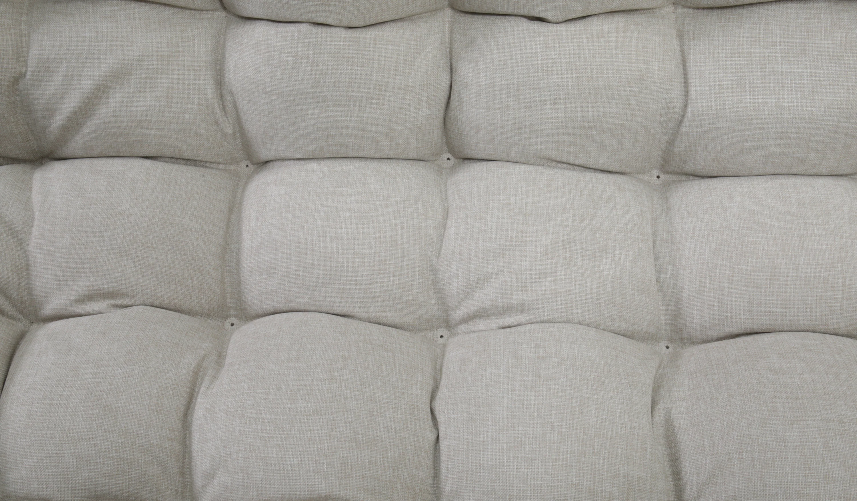 Outdoor Patio Papasan Loveseat Sofa with Luxury Thick Cushion - Image 6