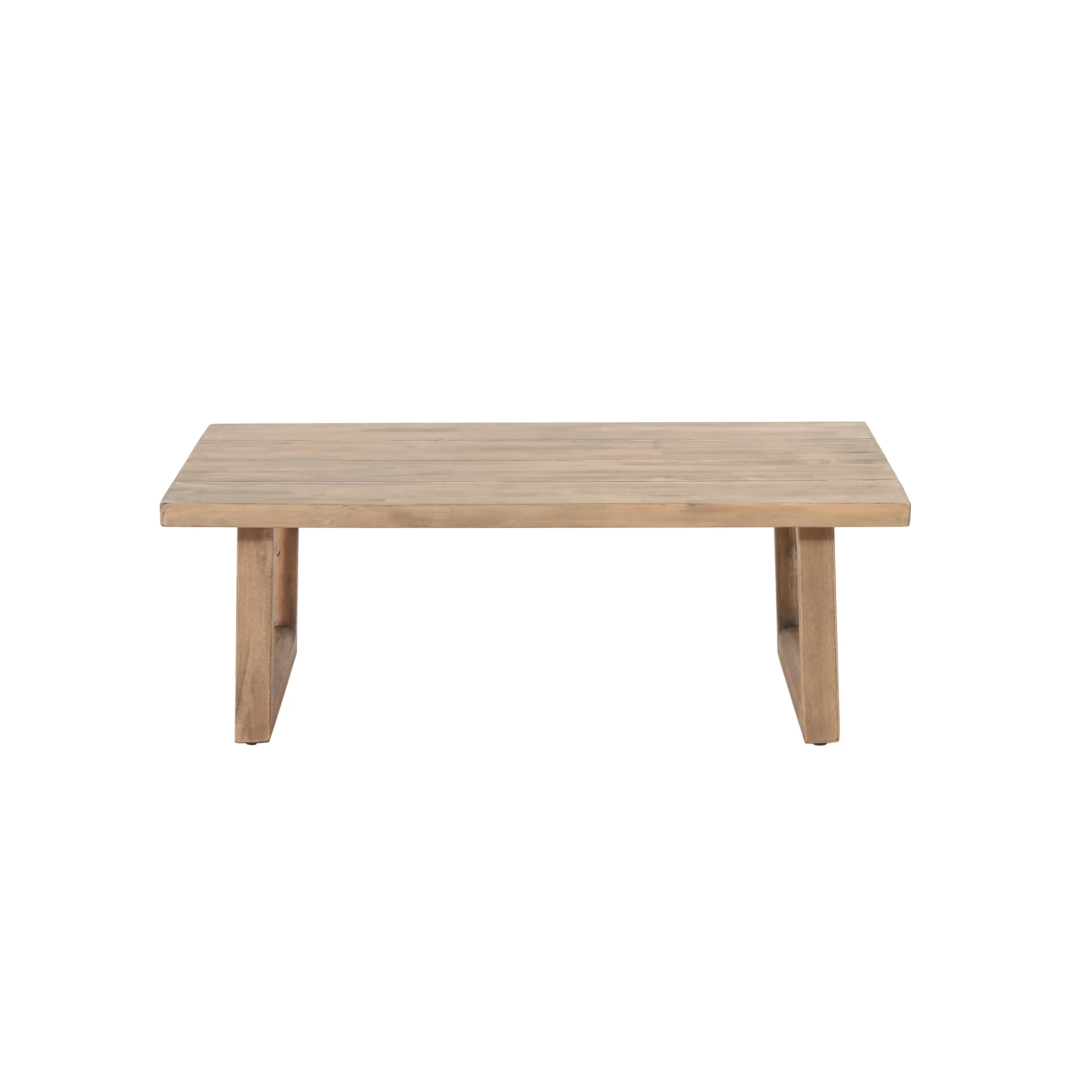 Outdoor Teak Wood Loveseat and Coffee Table Set with Cushions - Image 13