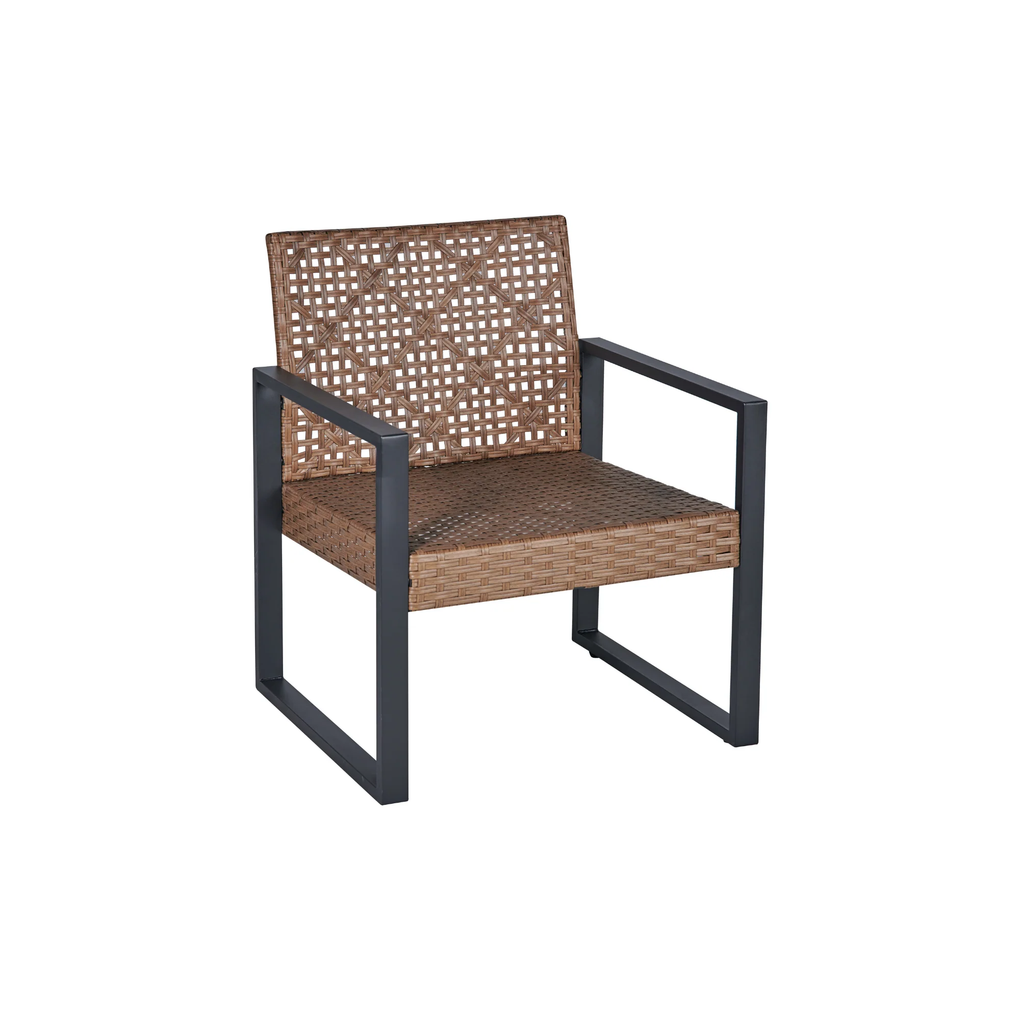 Walker Edison | Outdoor Wicker 4-Piece Patio Furniture Set - Image 15