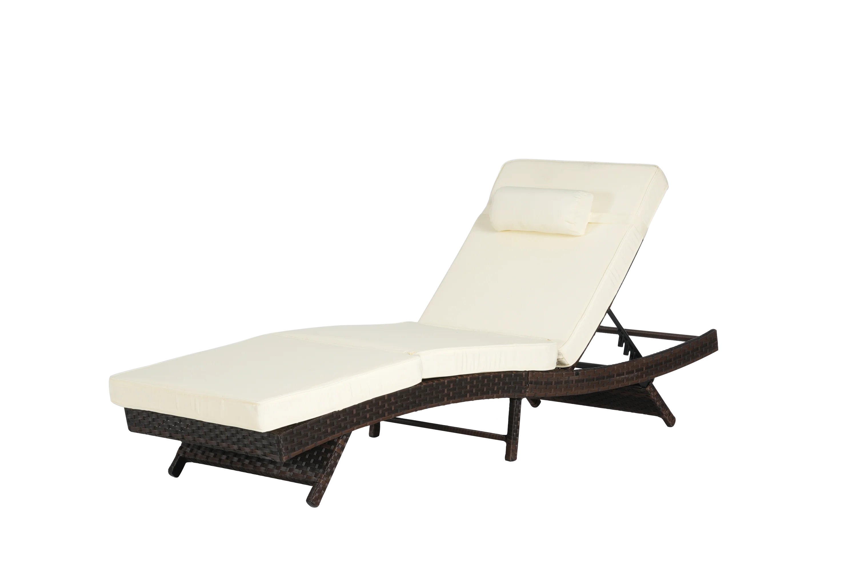 Walker Edison | Outdoor Wicker Long Reclining Chair Set of 2 - Image 8
