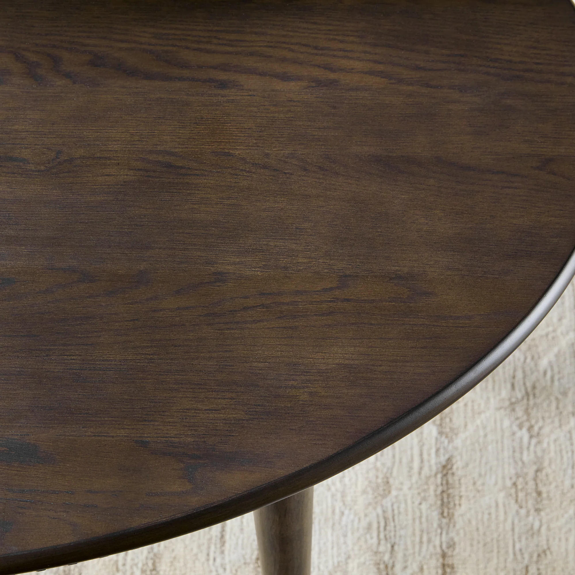 Samantha Modern Fluted Wooden 52" Oval Dining Table - Image 22