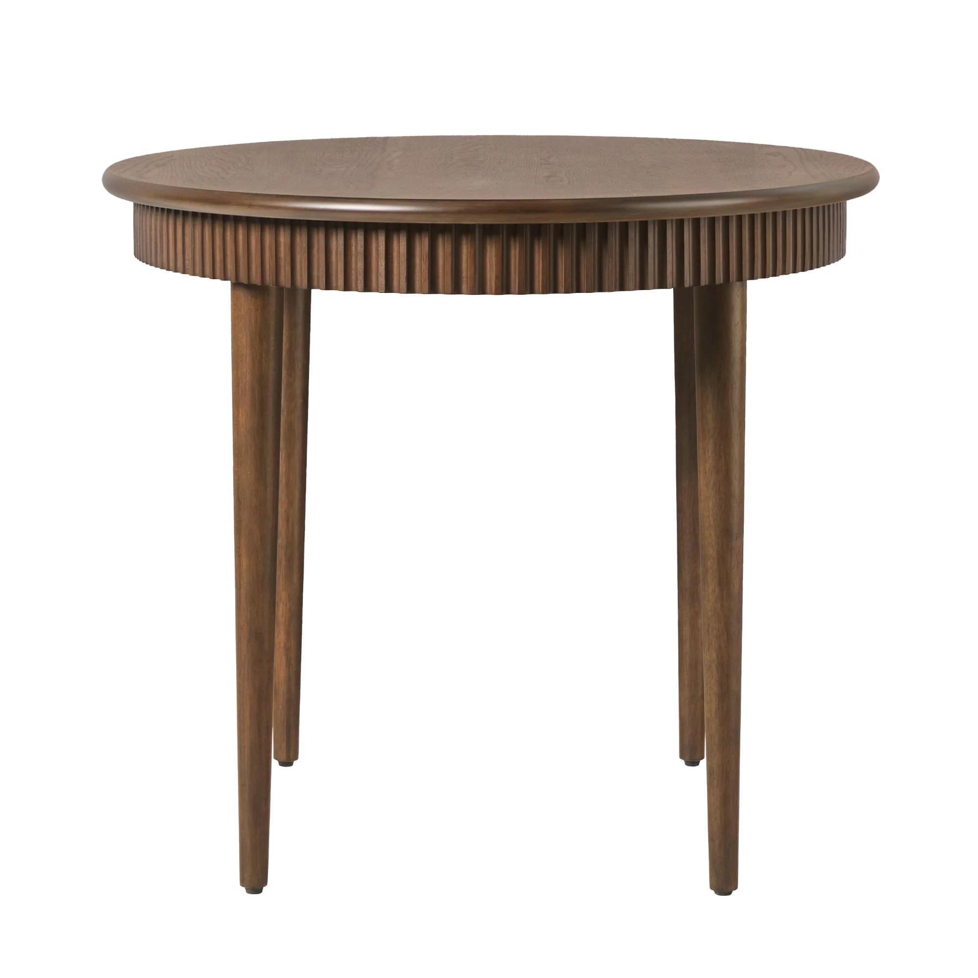 Samantha Modern Fluted Wooden 52" Oval Dining Table - Image 27