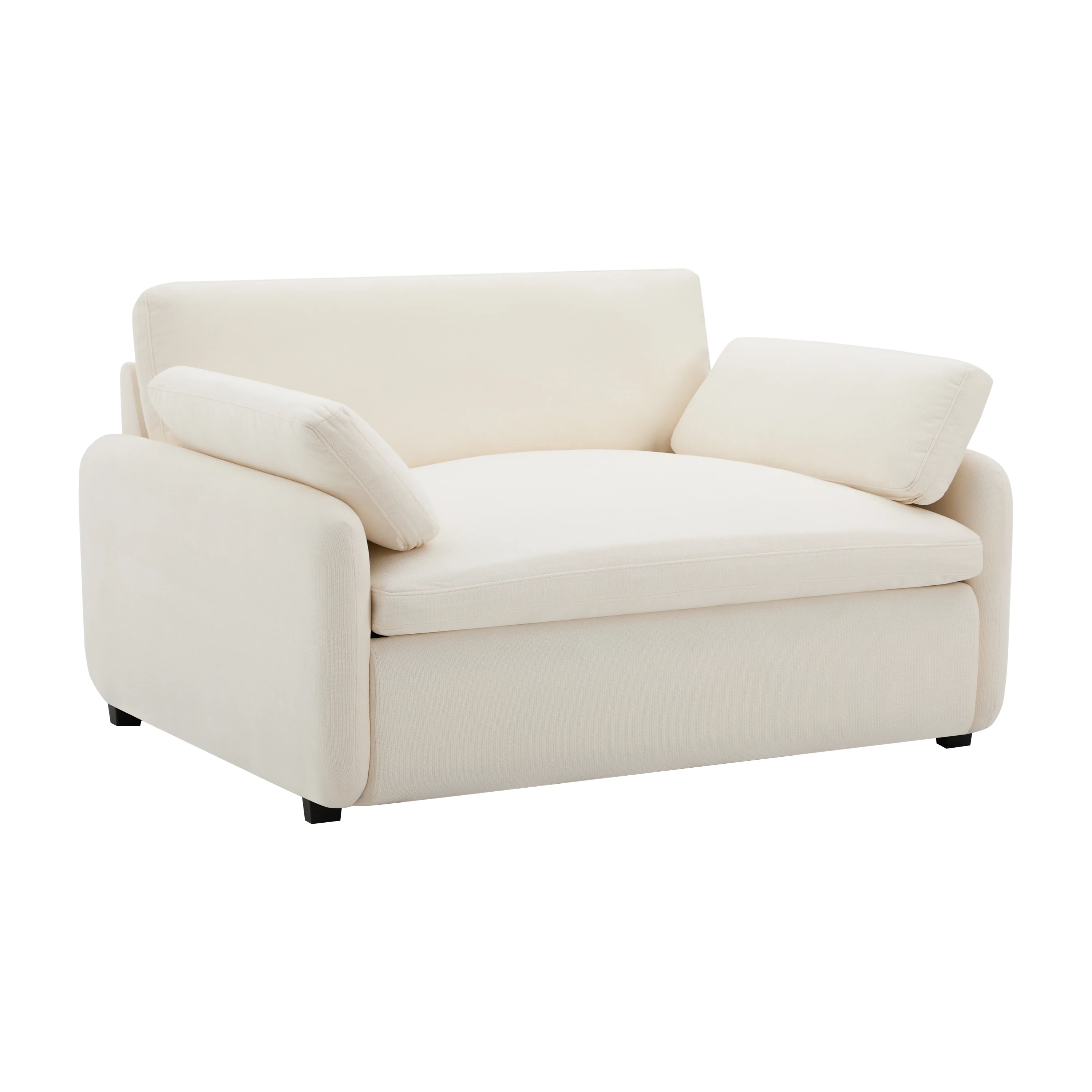 Oversized Chenille Single Wide and Deep Seat Accent Chair - Image 11