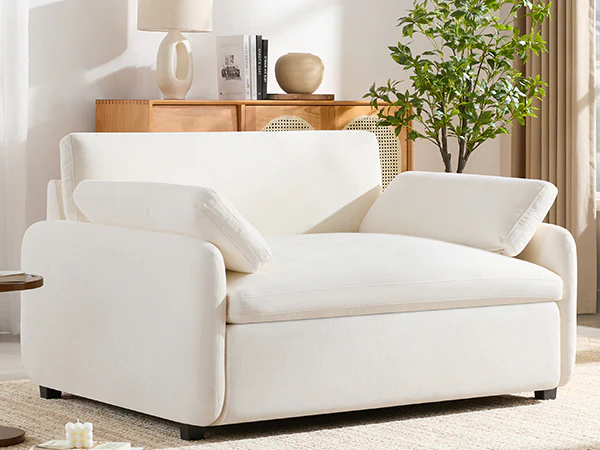 Oversized Chenille Single Wide and Deep Seat Accent Chair - Image 13